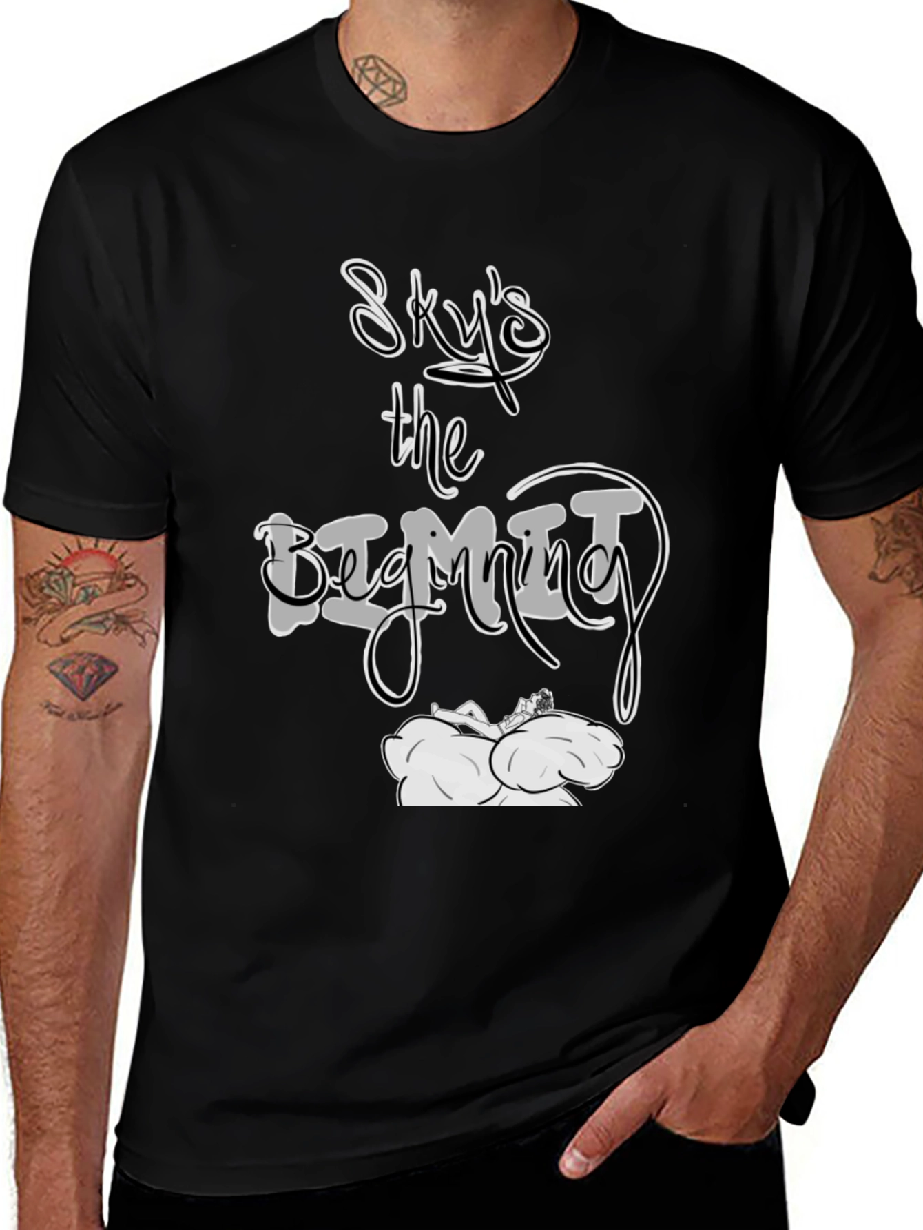 Variant 12 of Sky's the Limit Graphic T-Shirt
