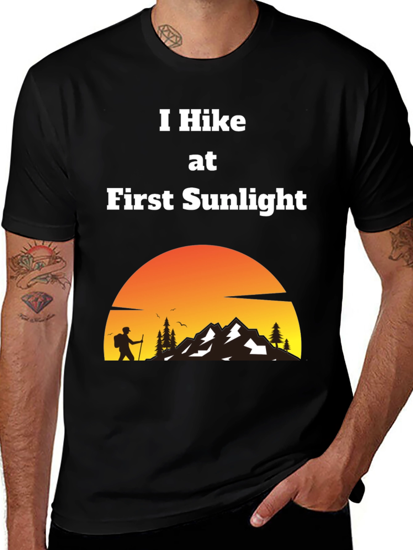 Hike at First Sunlight Graphic Tee