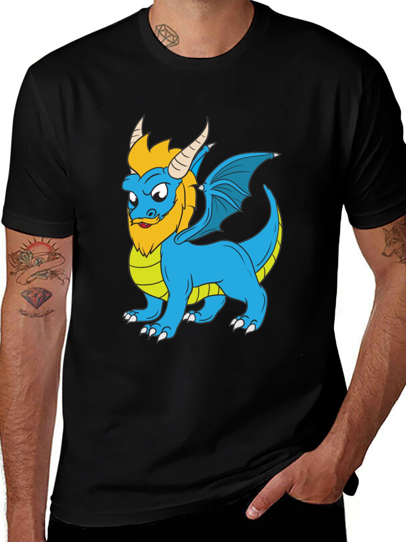 Variant 30 of Dragon Cartoon Graphic T-Shirt