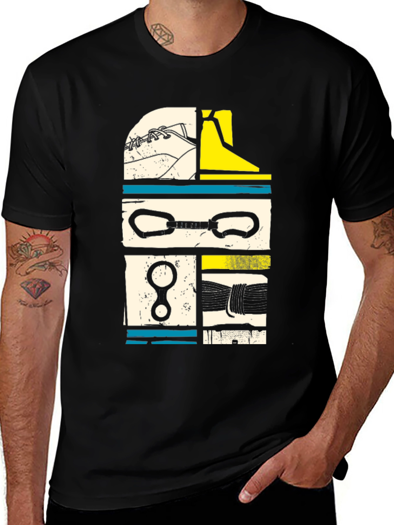 Variant 19 of Climbing Gear T-Shirt - Adventure Ready Tee