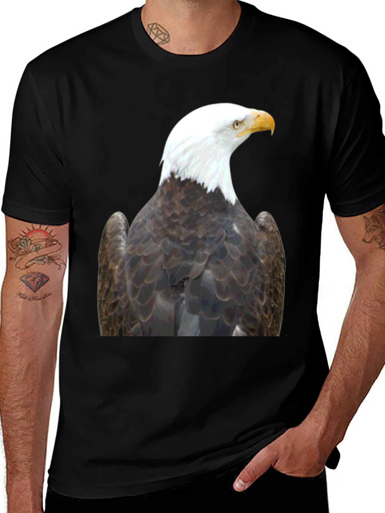 Variant 14 of Bald Eagle Graphic Tee - Patriotic Design
