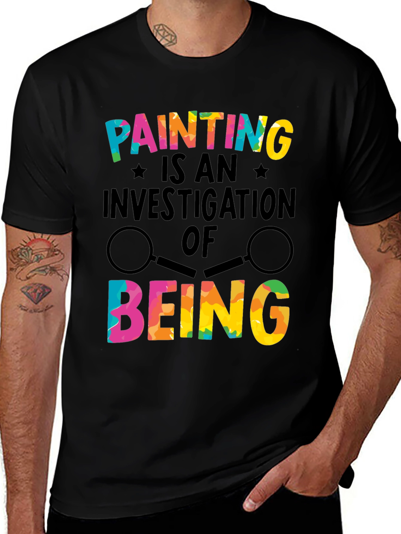 Variant 23 of Painting Is an Investigation of Being T-Shirt