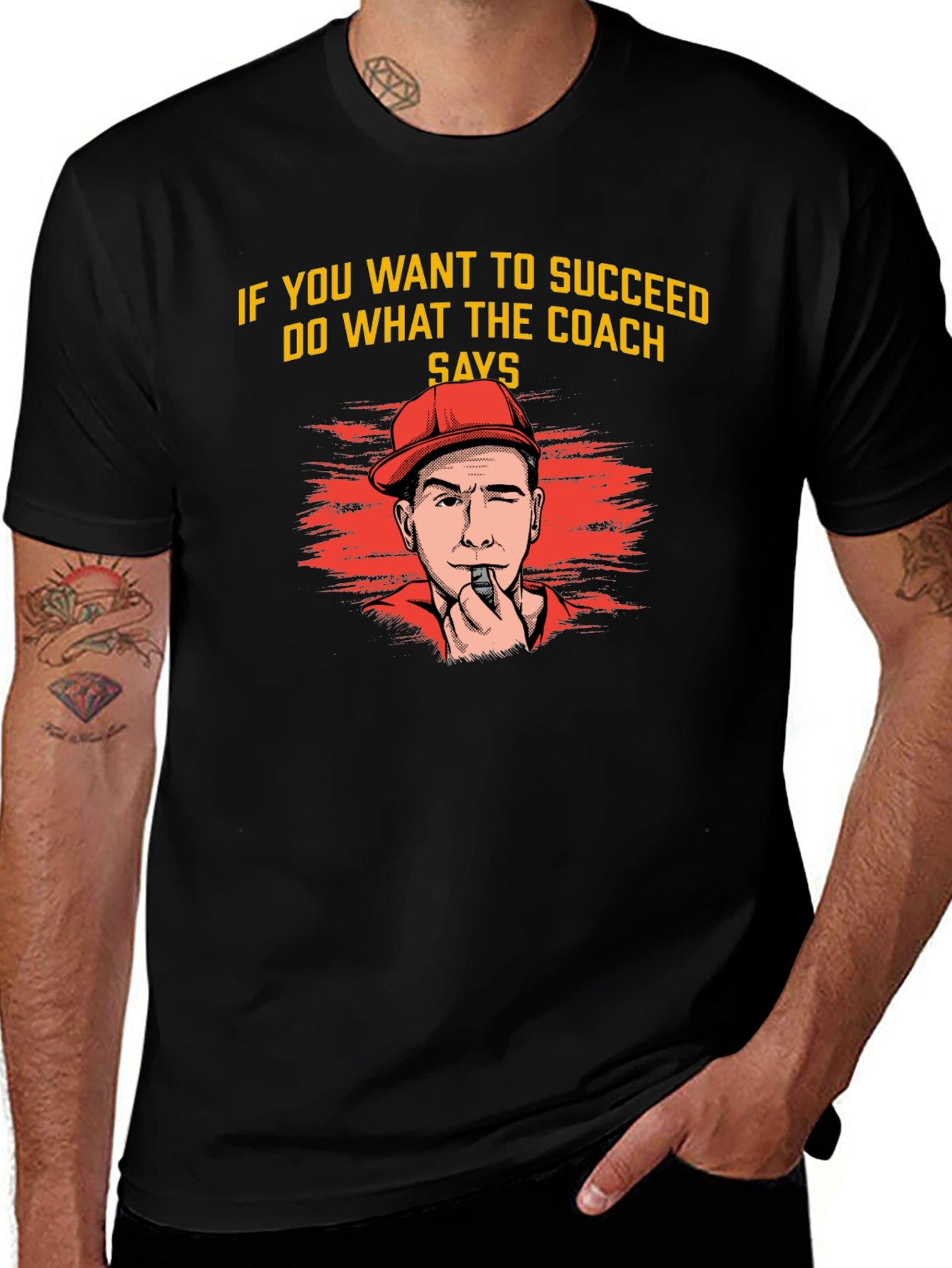 Variant 4 of Motivational Coach Graphic T-Shirt