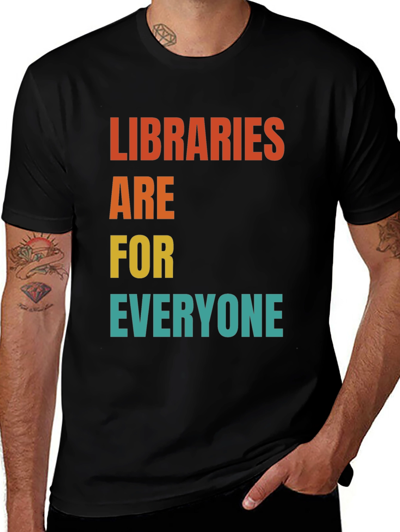 Variant 11 of Libraries Are For Everyone T-Shirt