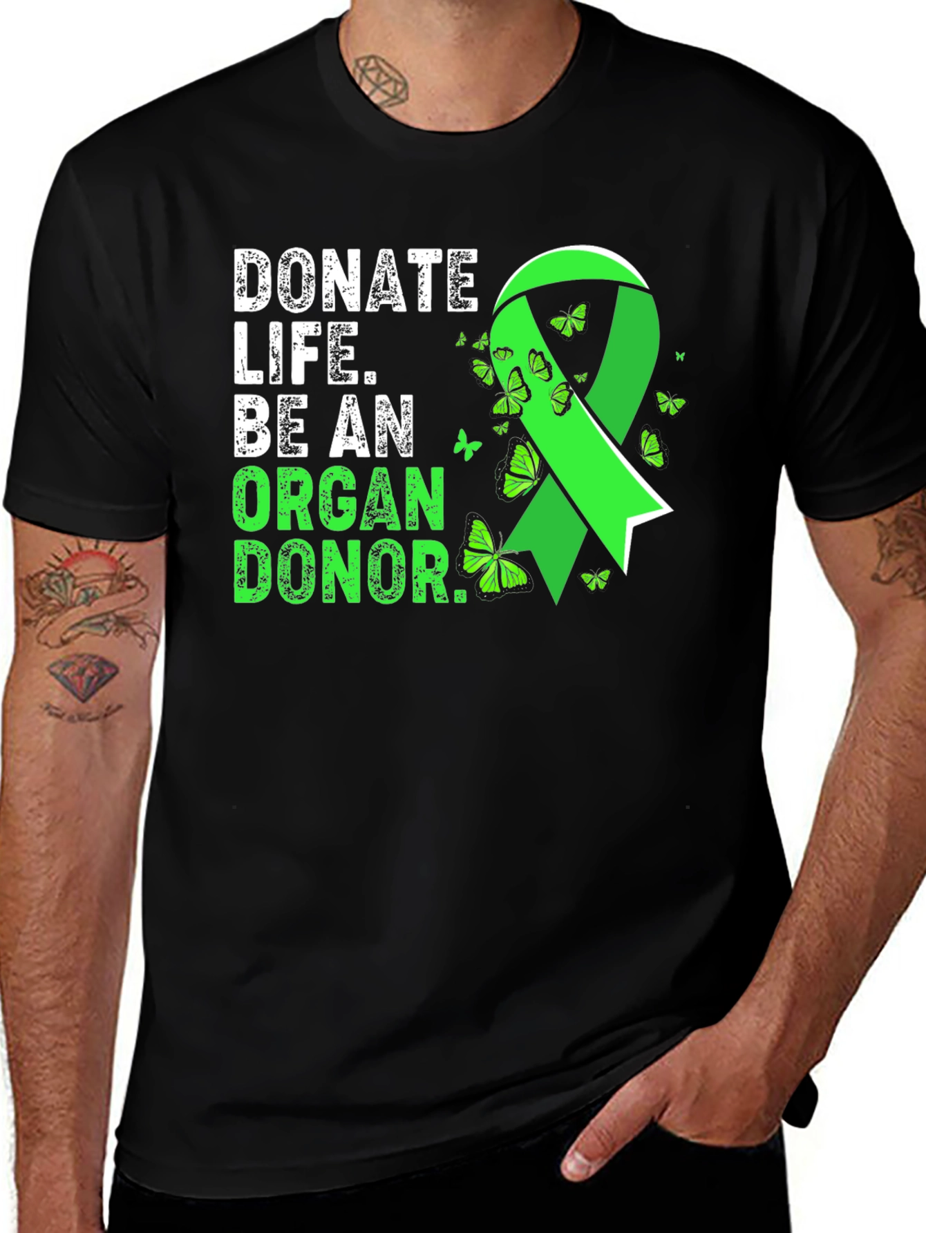 Variant 18 of Donate Life T-Shirt - Organ Donor Awareness