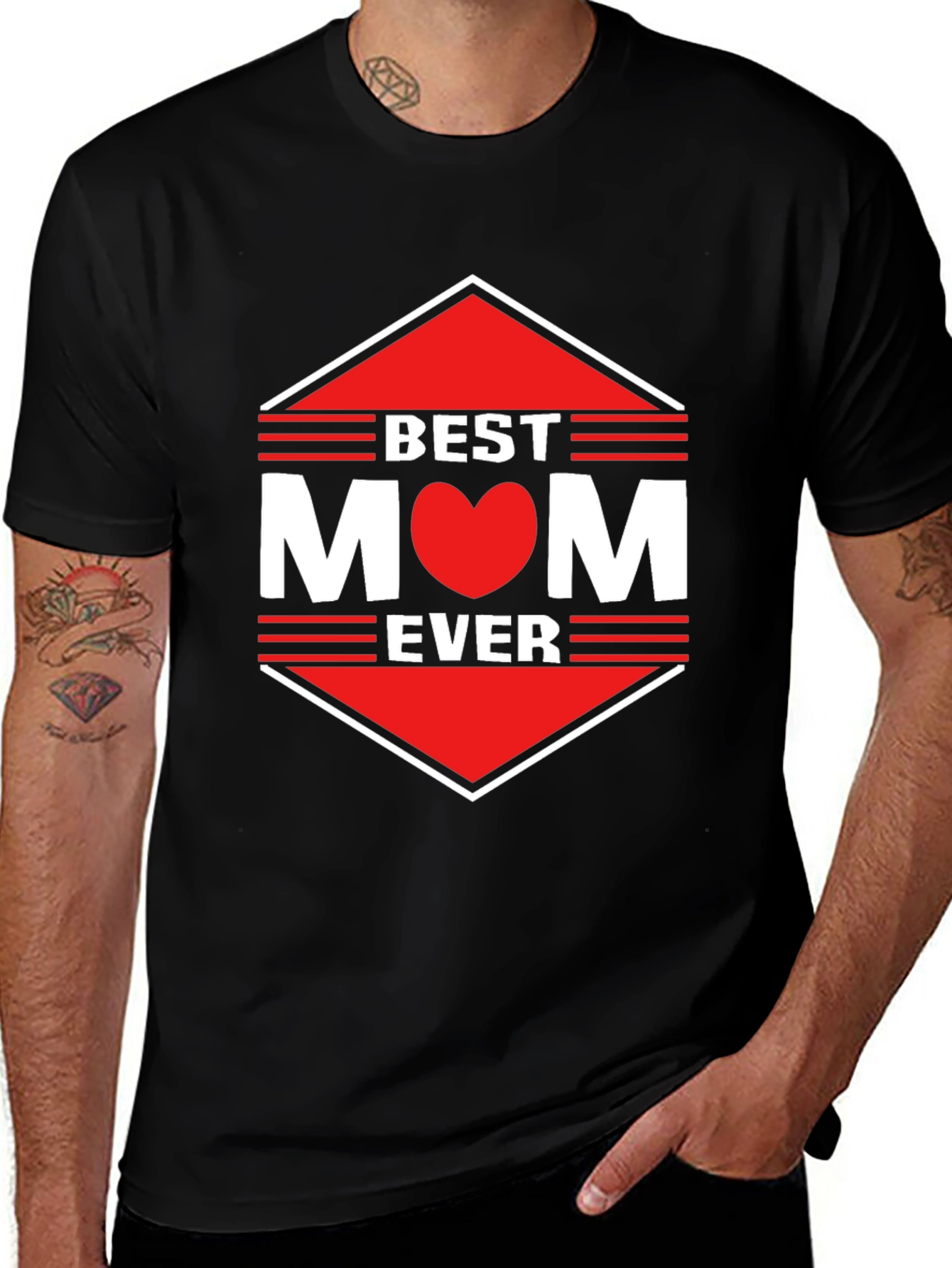 Best Mom Ever Graphic Tee - Mother's Day Gift