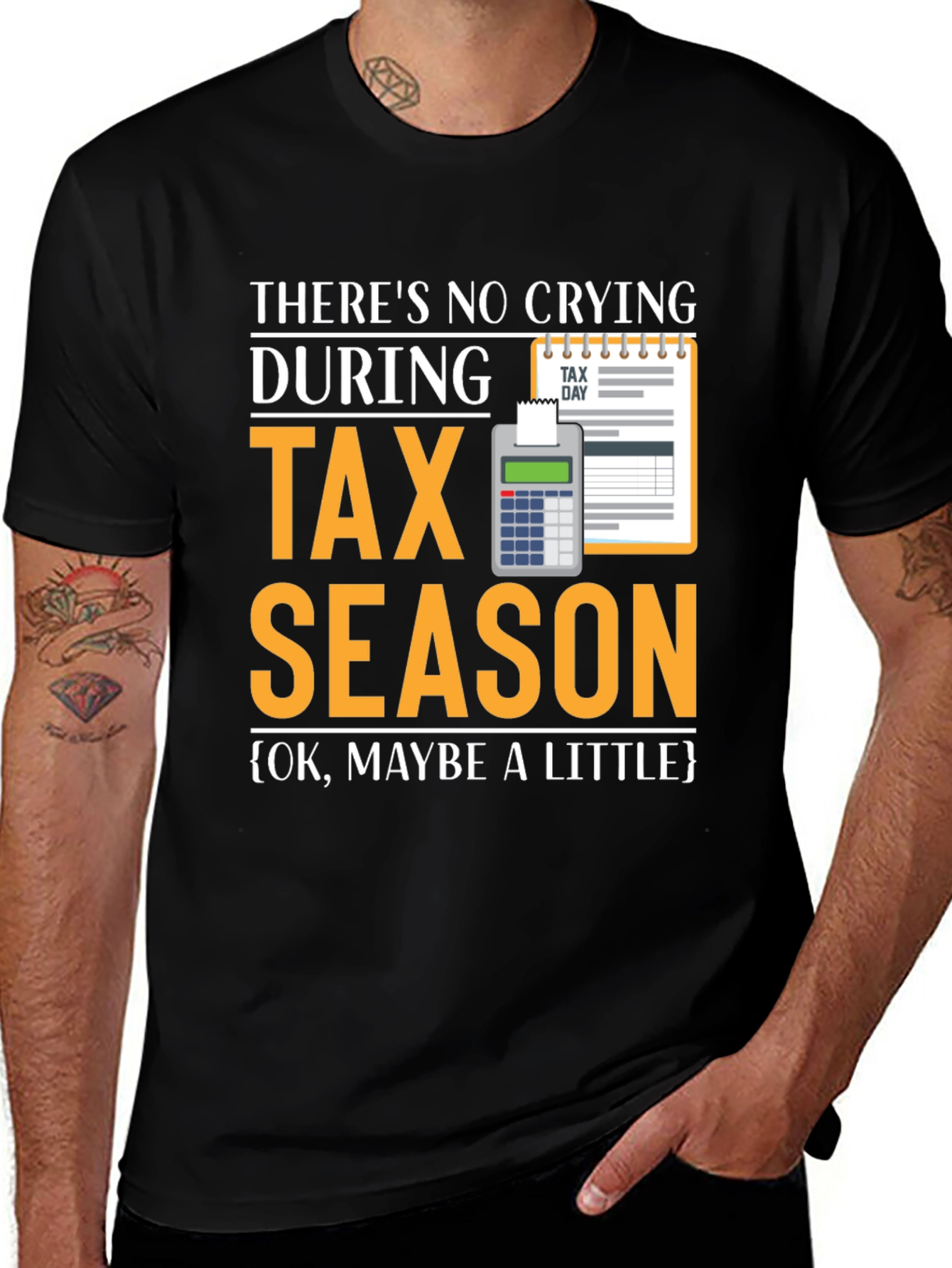 Variant 4 of Tax Season T-Shirt: No Crying During Tax Season