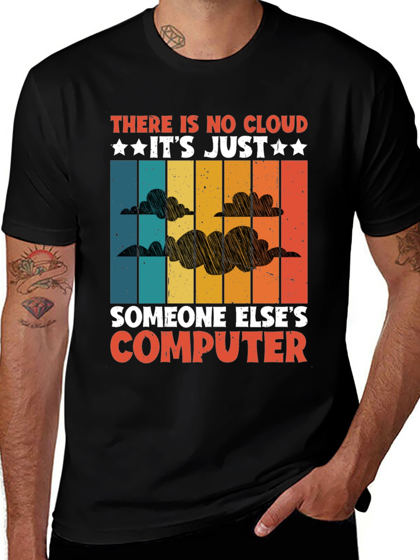 Variant 27 of Funny Cloud Computing T-Shirt: It's Just Someone Else's Computer