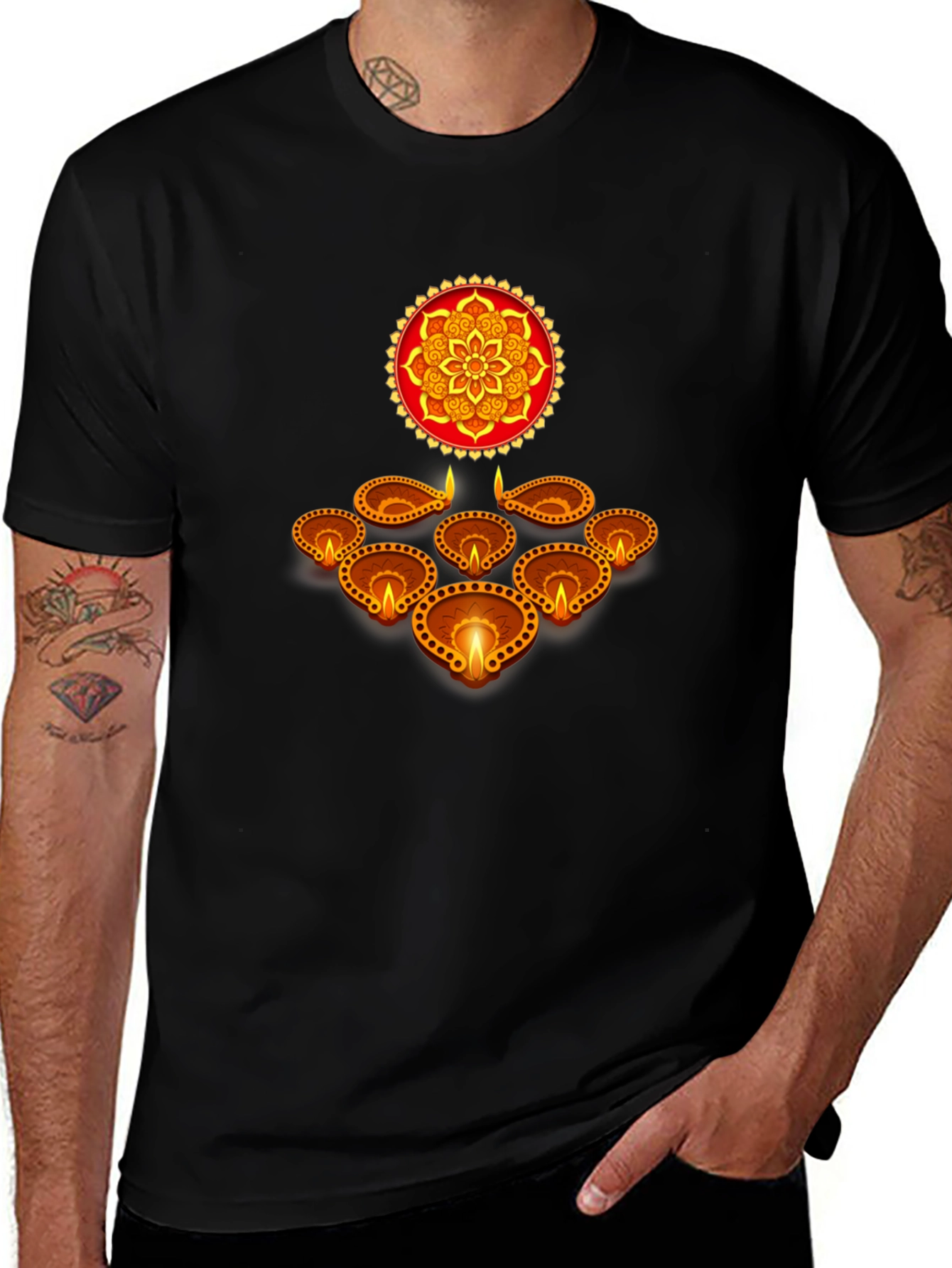 Diwali Mandala T-Shirt