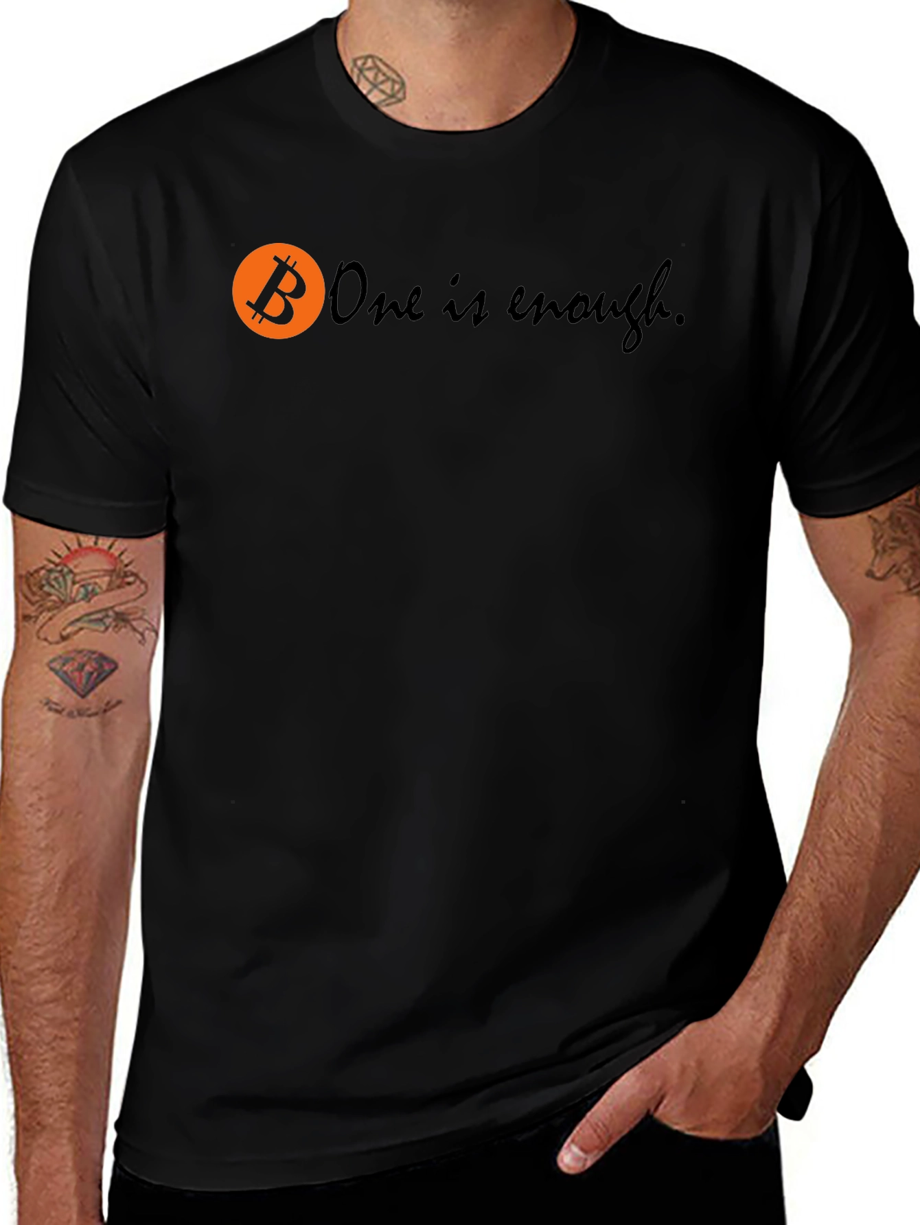 Bitcoin T-Shirt - One is Enough - Crypto Tee