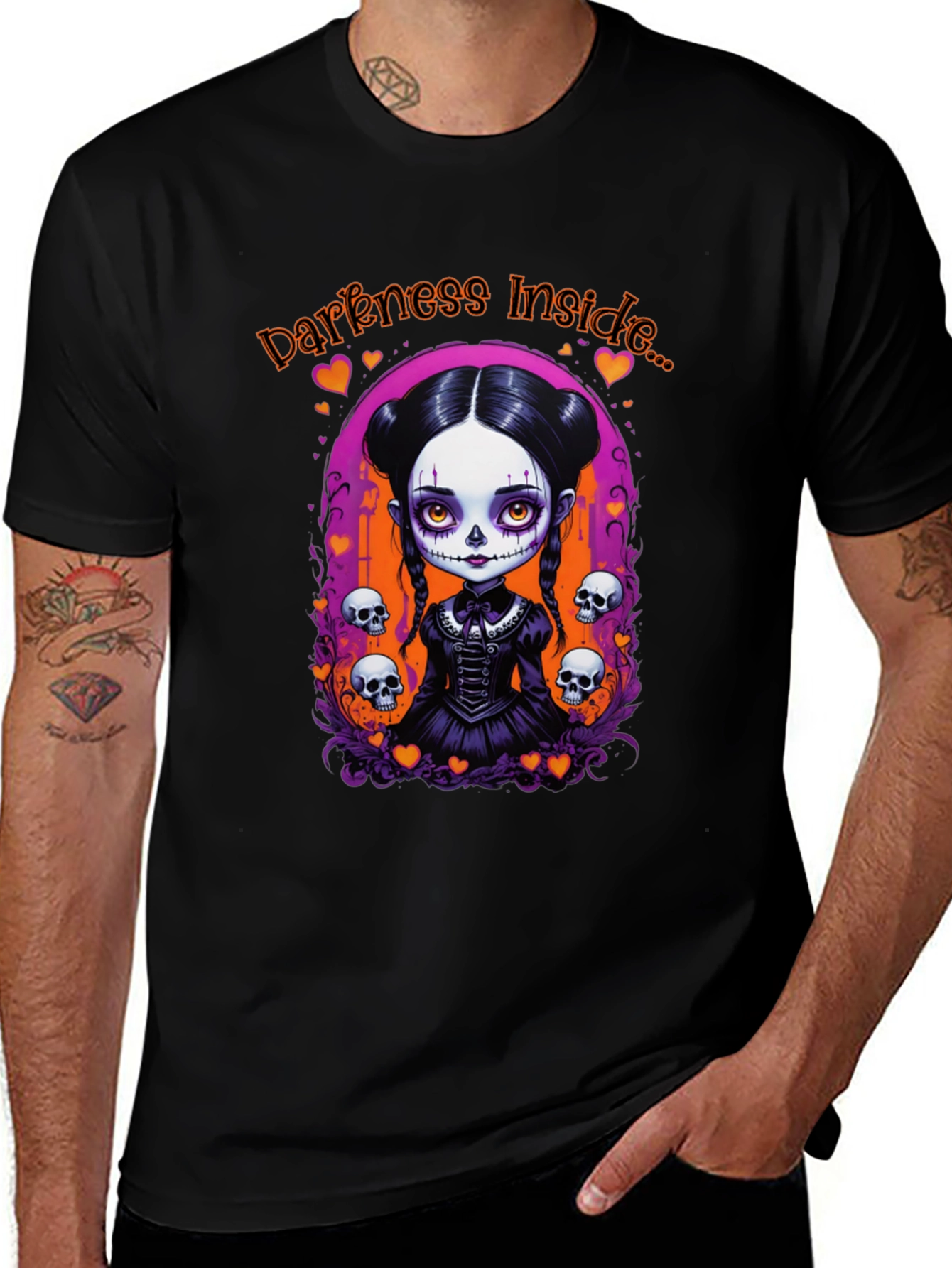 Darkness Inside Halloween Graphic Tee