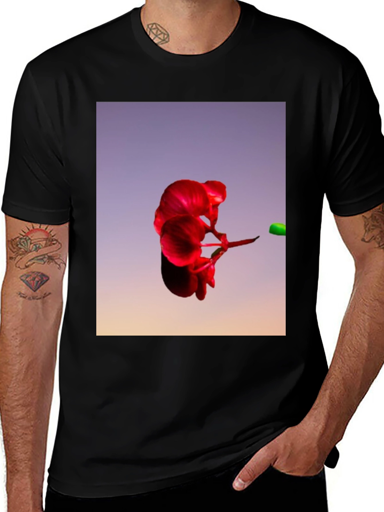 Variant 20 of Abstract Floral T-Shirt - Bold Graphic Tee