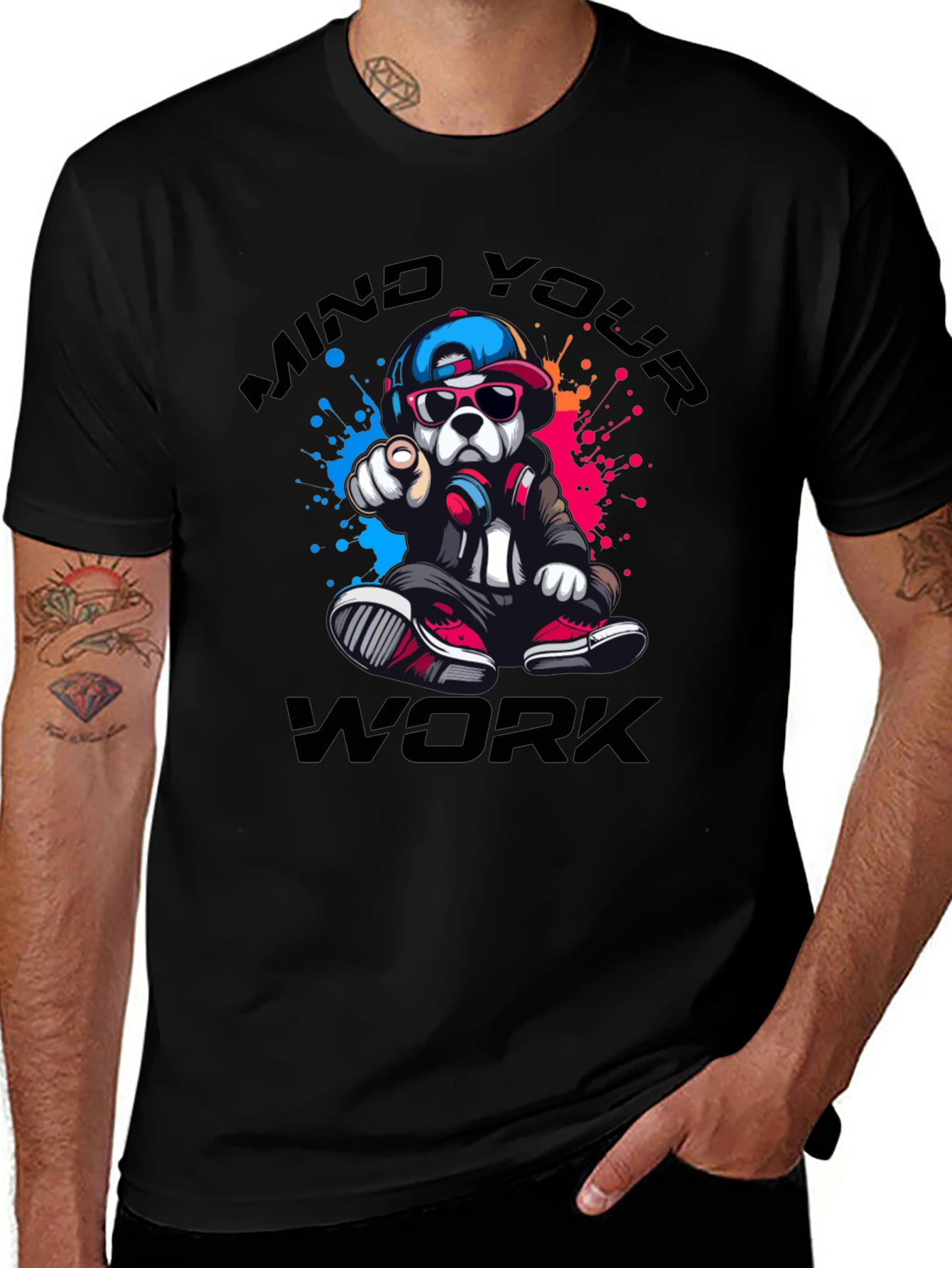 Variant 9 of Mind Your Work Graphic T-Shirt