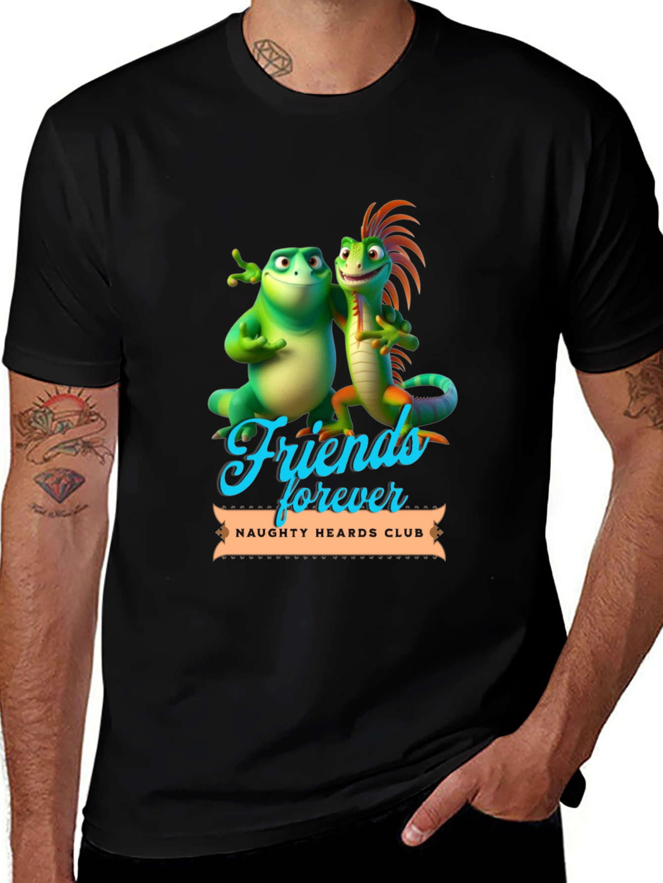 Variant 12 of Friends Forever T-Shirt: Naughty Heards Club