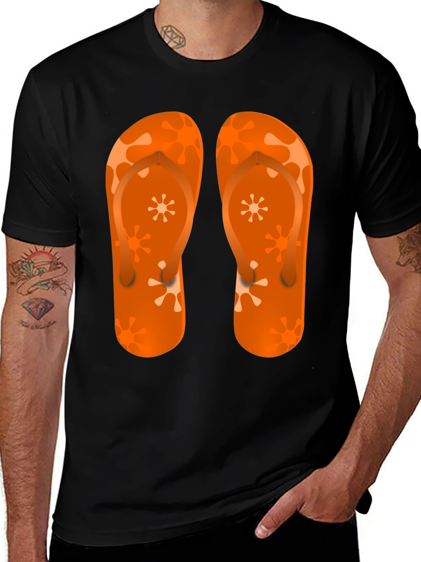 Variant 22 of Flip Flop T-Shirt - Summer Beach Vibes