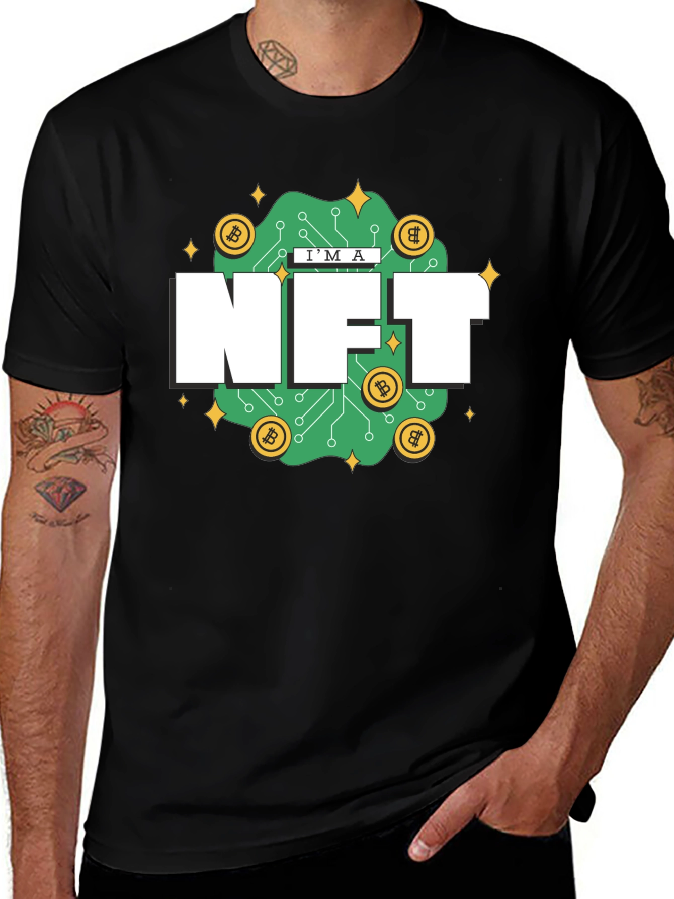 I'm An NFT Black T-Shirt