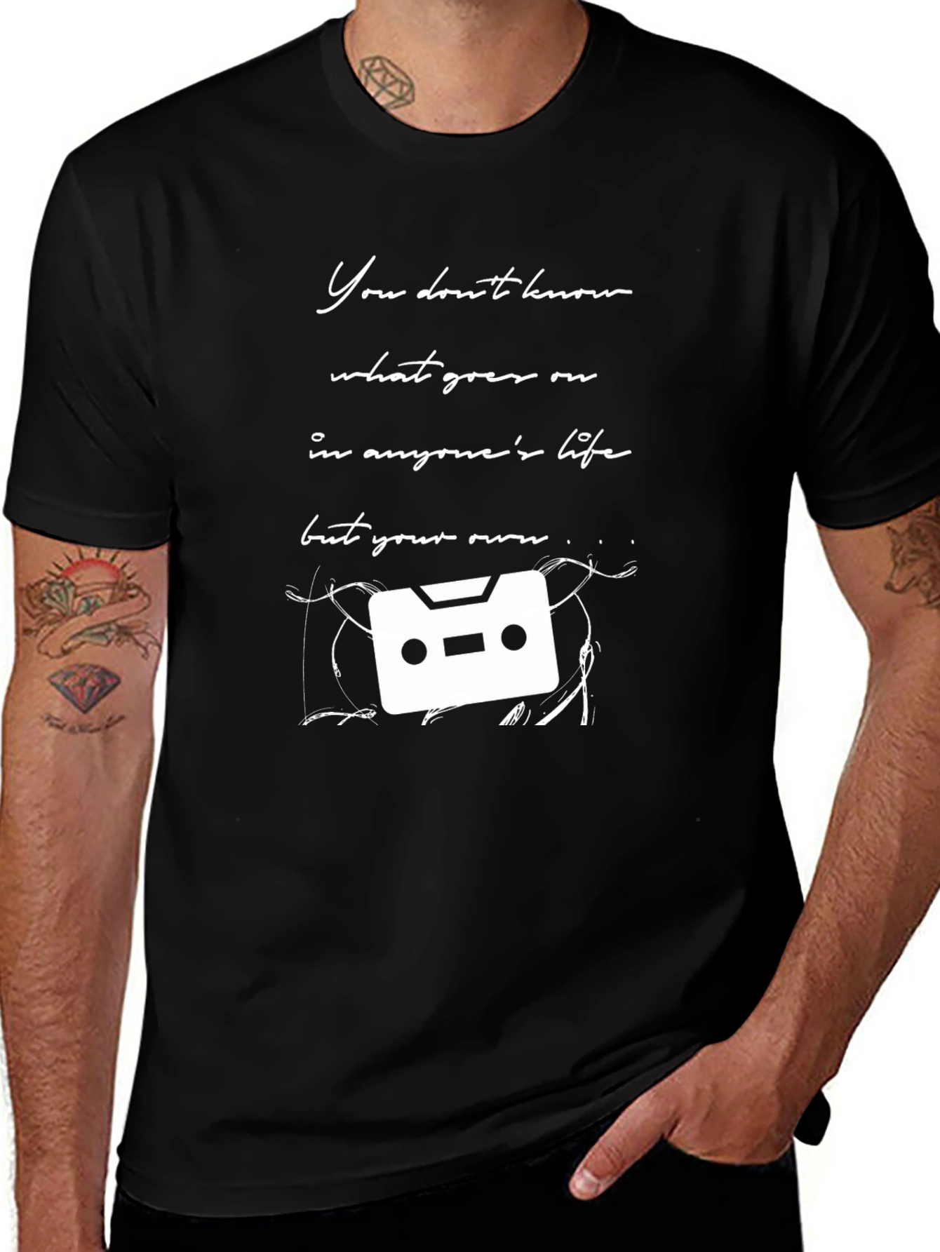 Variant 19 of Cassette Tape Graphic T-Shirt