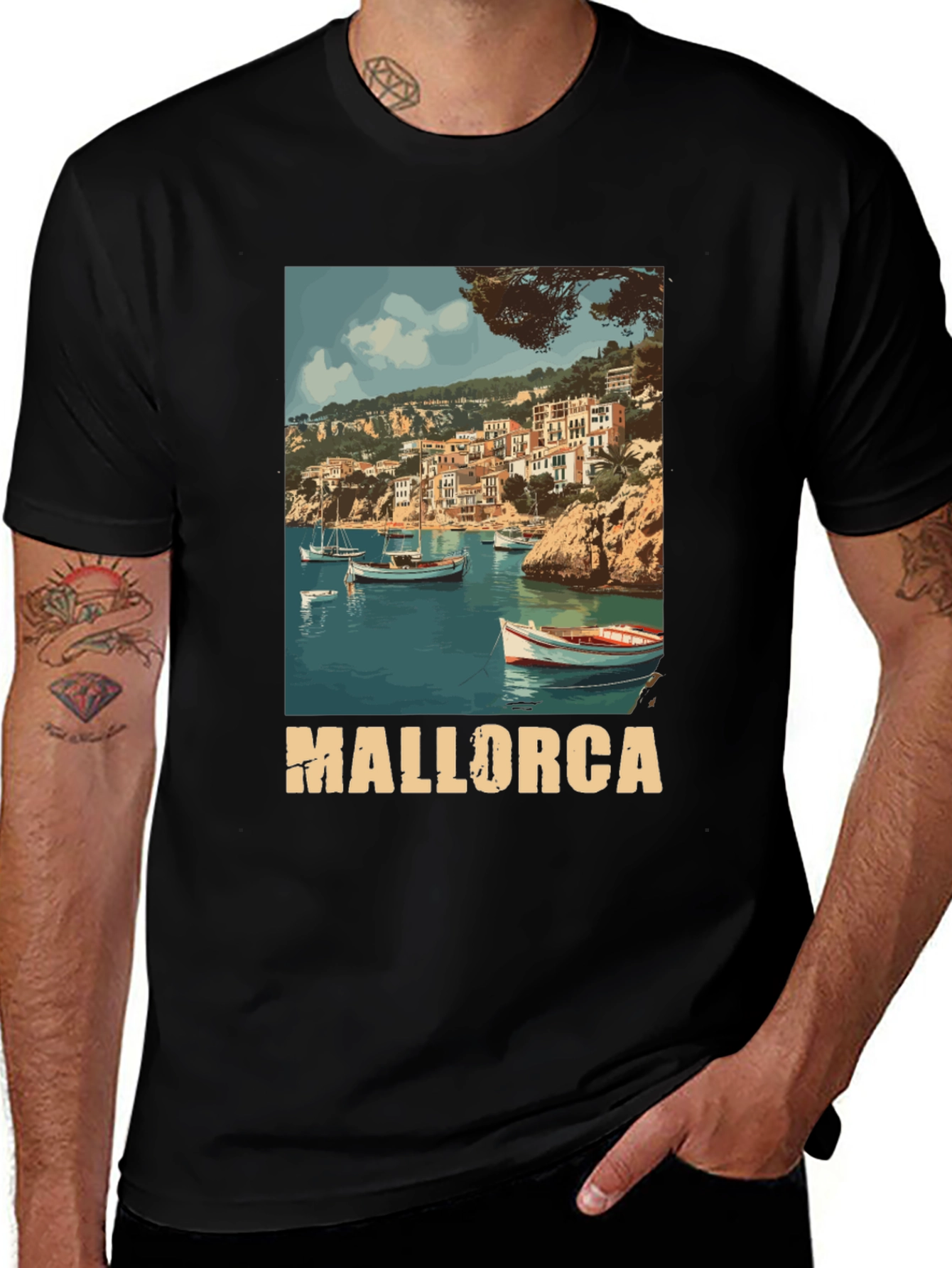 Variant 25 of Mallorca Graphic T-Shirt - Island Life Tee