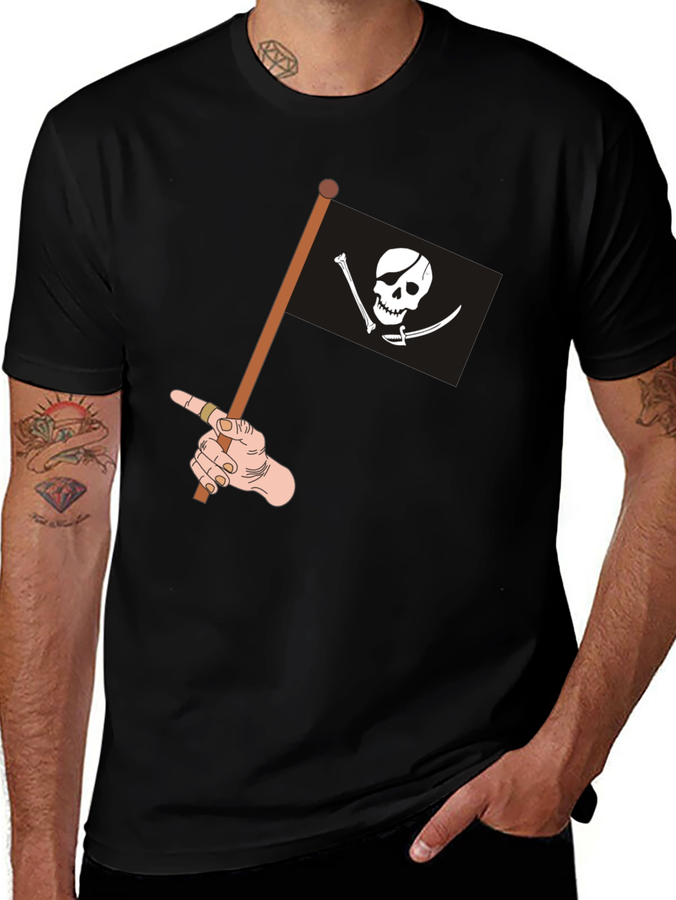 Variant 15 of Pirate Flag Graphic Tee