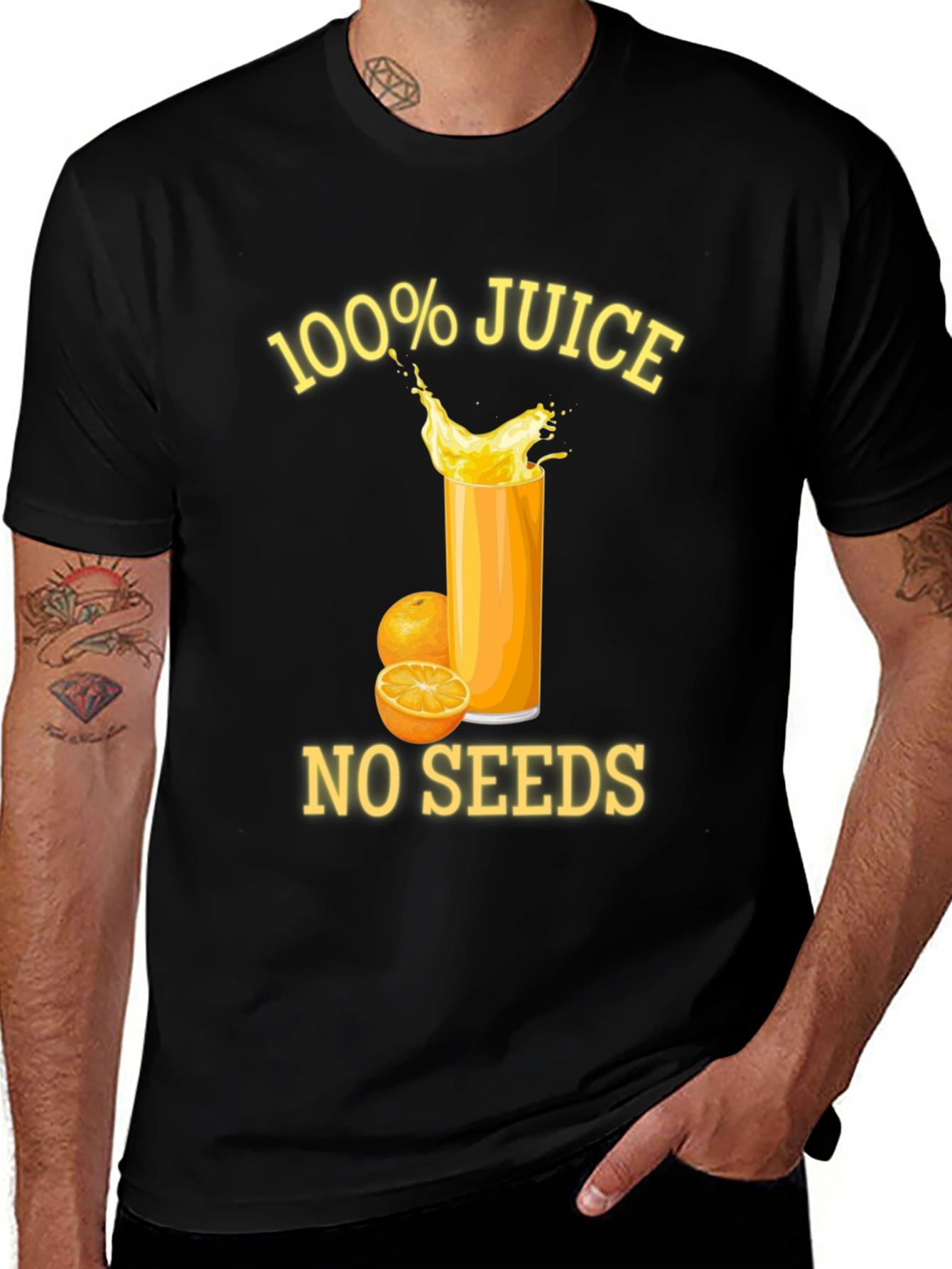 Variant 2 of 100% Juice No Seeds Graphic Tee