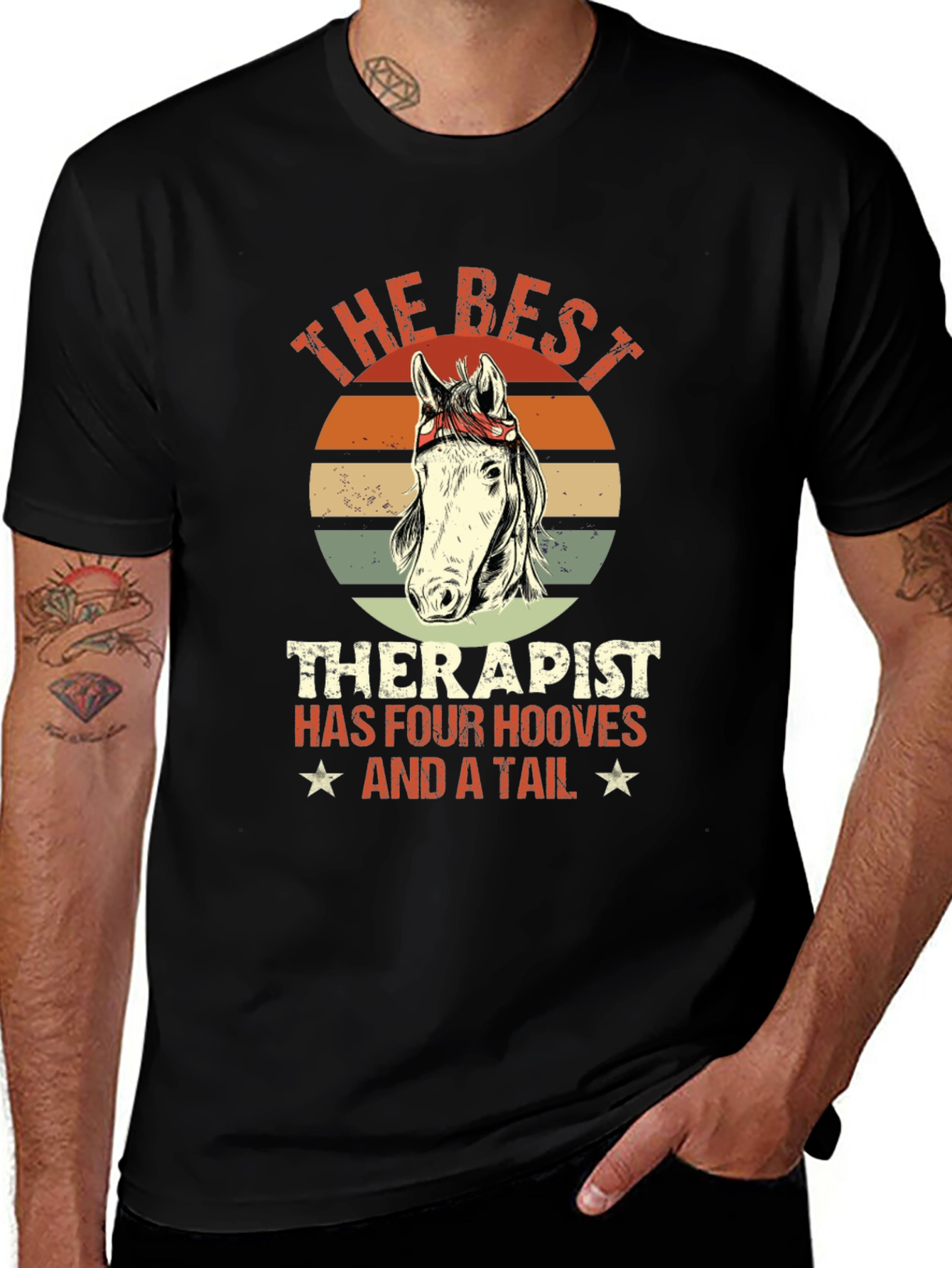 Variant 17 of Best Therapist Horse Graphic Tee