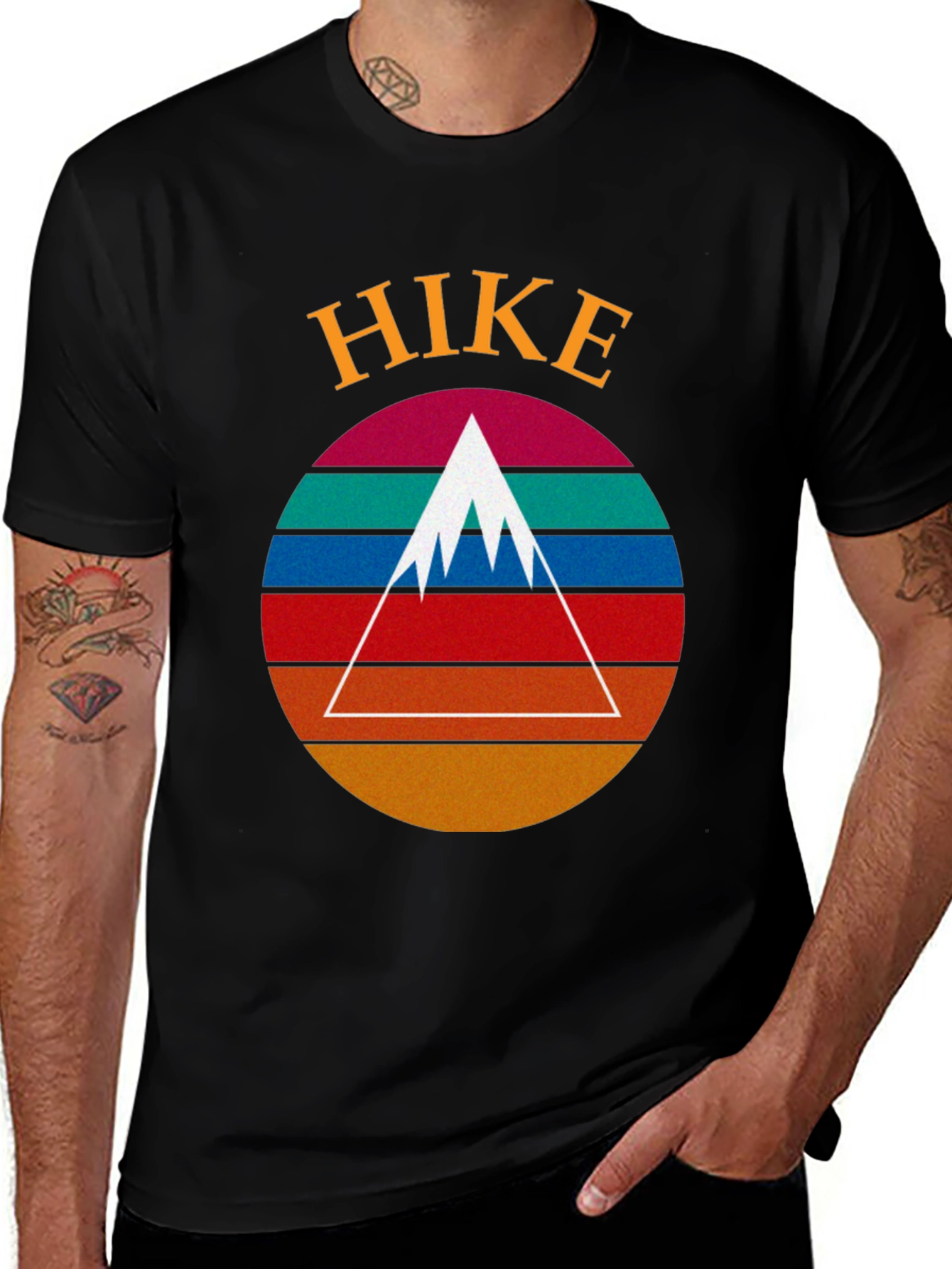 Variant 27 of Retro Hike Mountain Graphic Tee