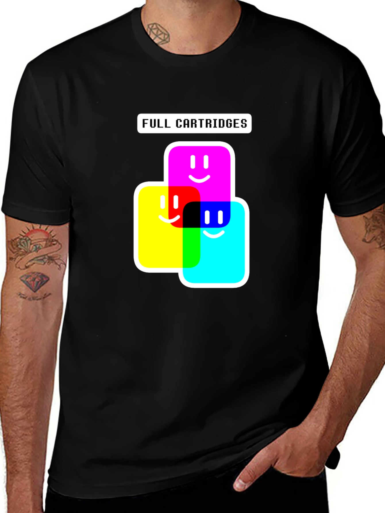 Variant 7 of Full Cartridges Graphic T-Shirt