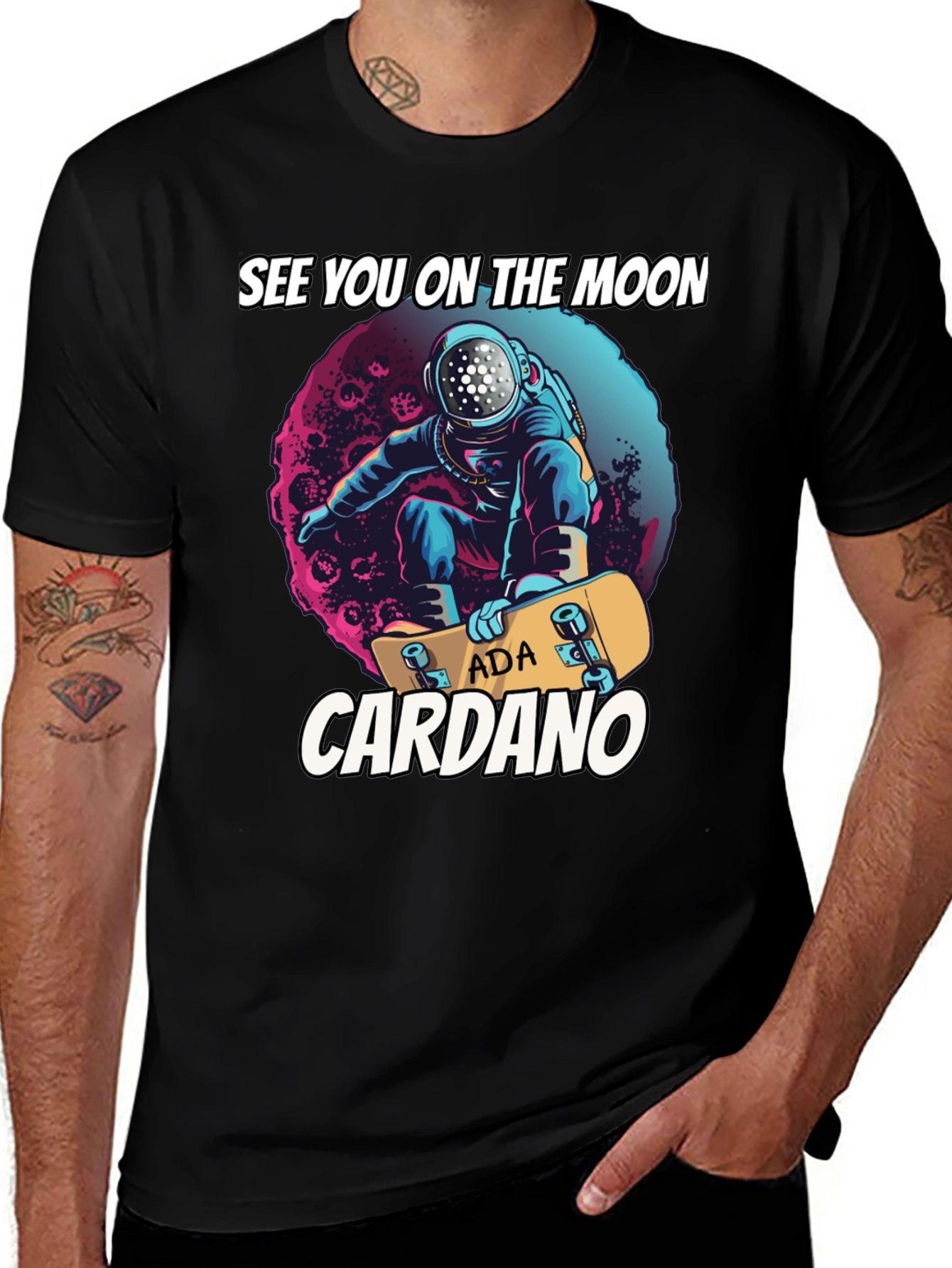 Variant 18 of See You On The Moon Cardano T-Shirt