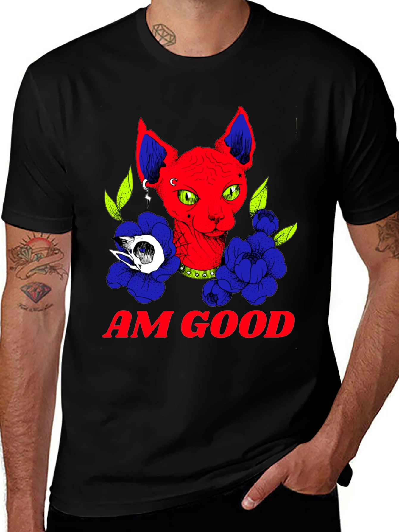 Variant 18 of Sphynx Cat T-Shirt - AM GOOD Graphic Tee