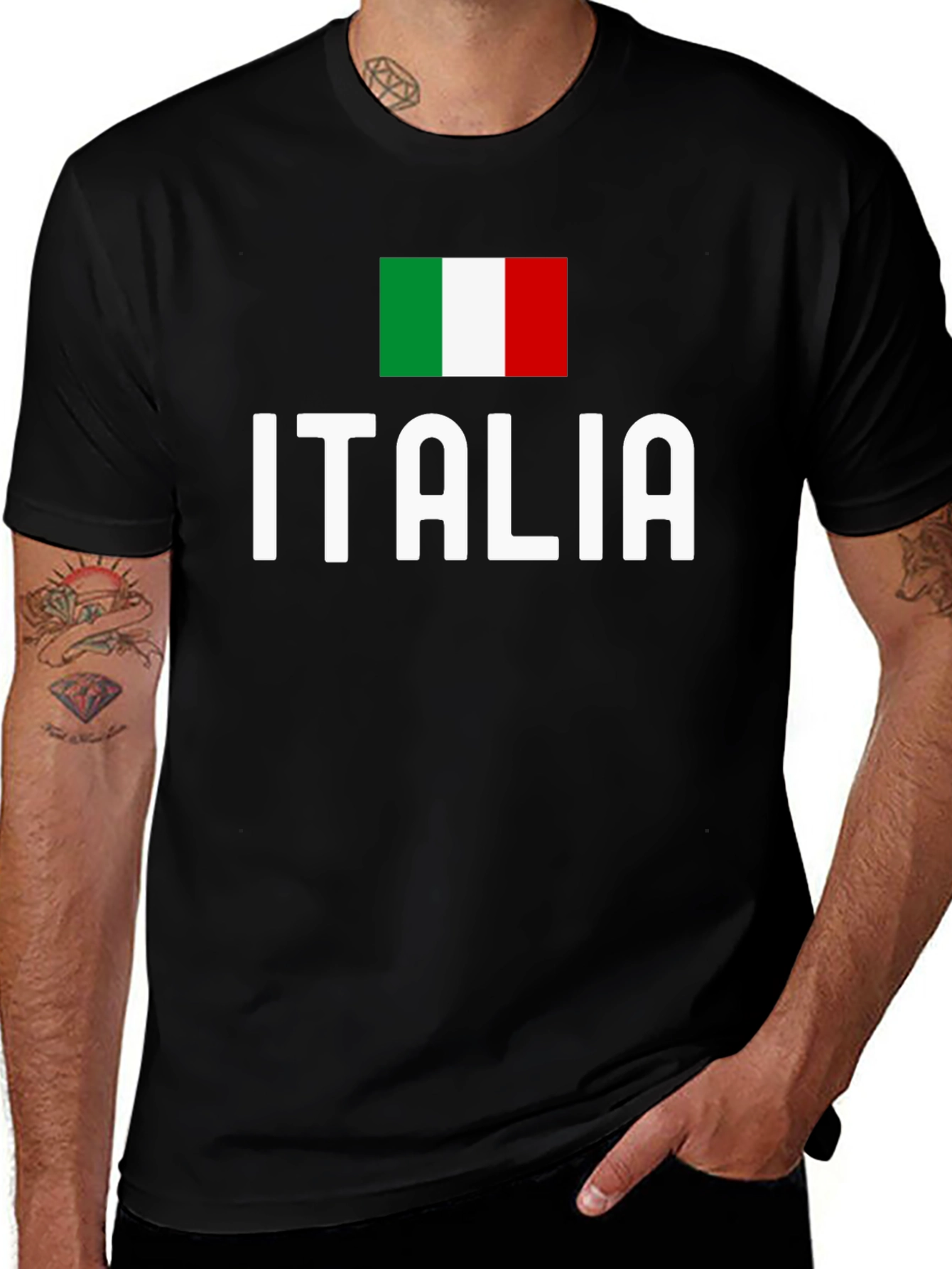 Italia T-Shirt - Italian Flag Design