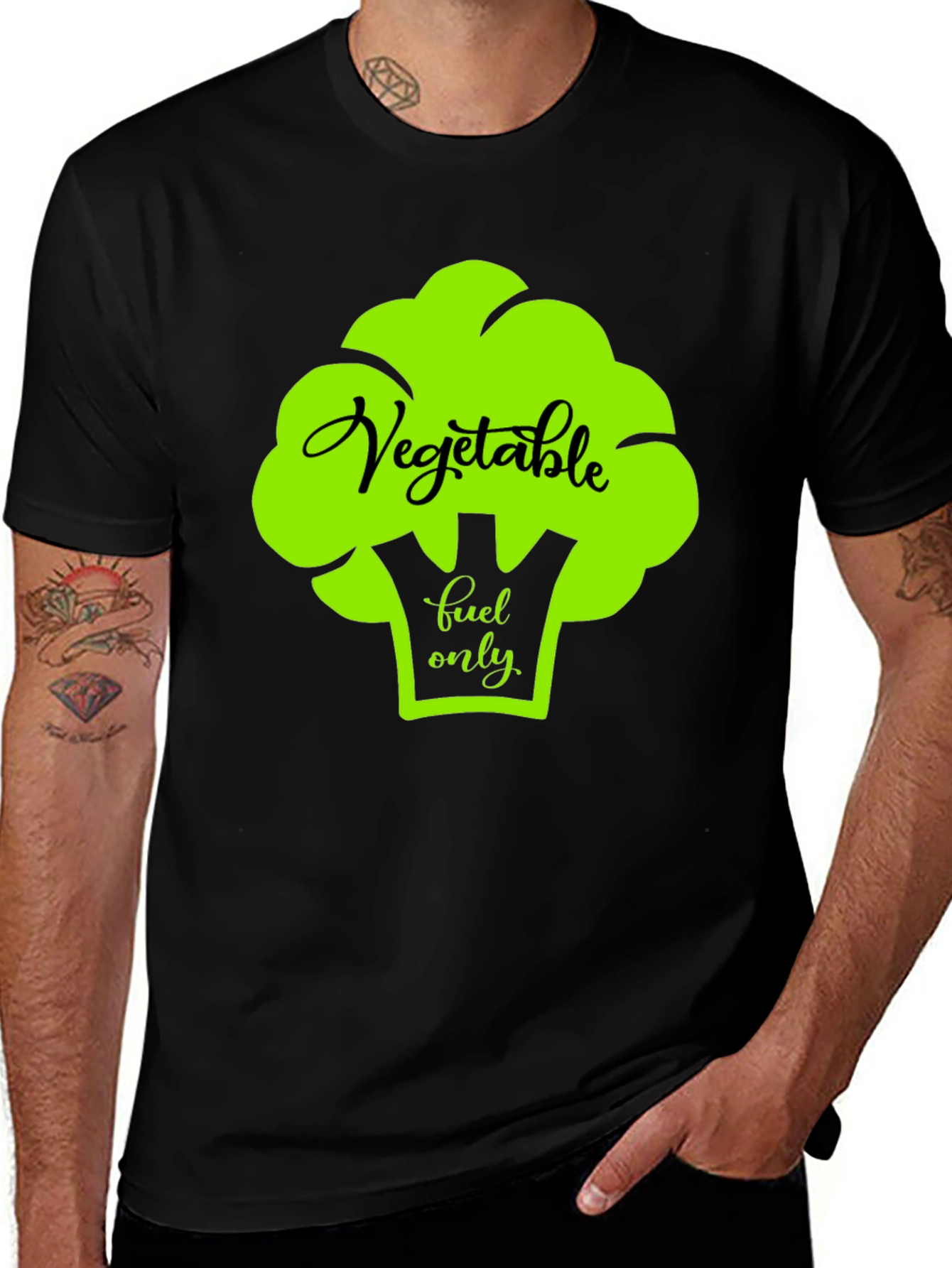 Vegetable Fuel Only Graphic T-Shirt