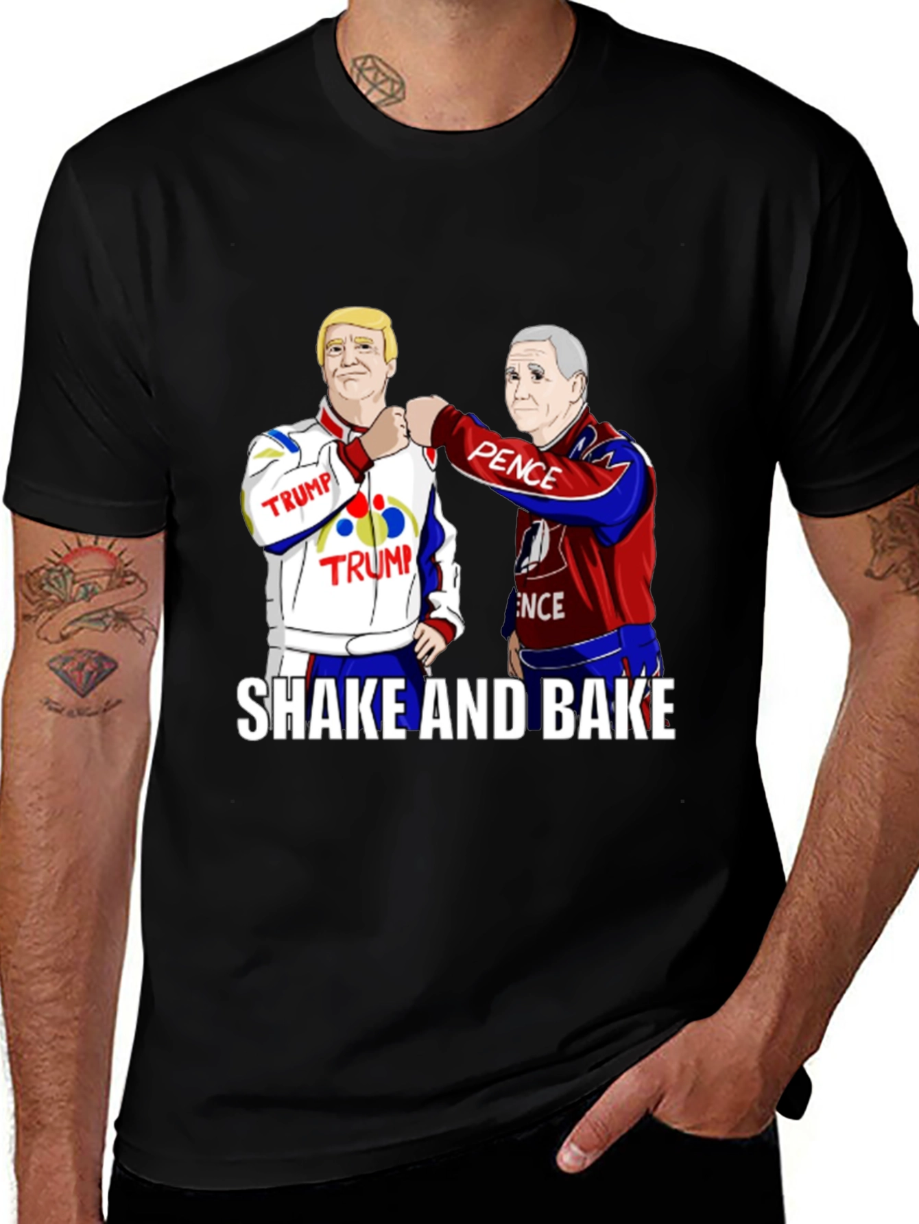 Variant 16 of Shake and Bake Trump Pence T-Shirt