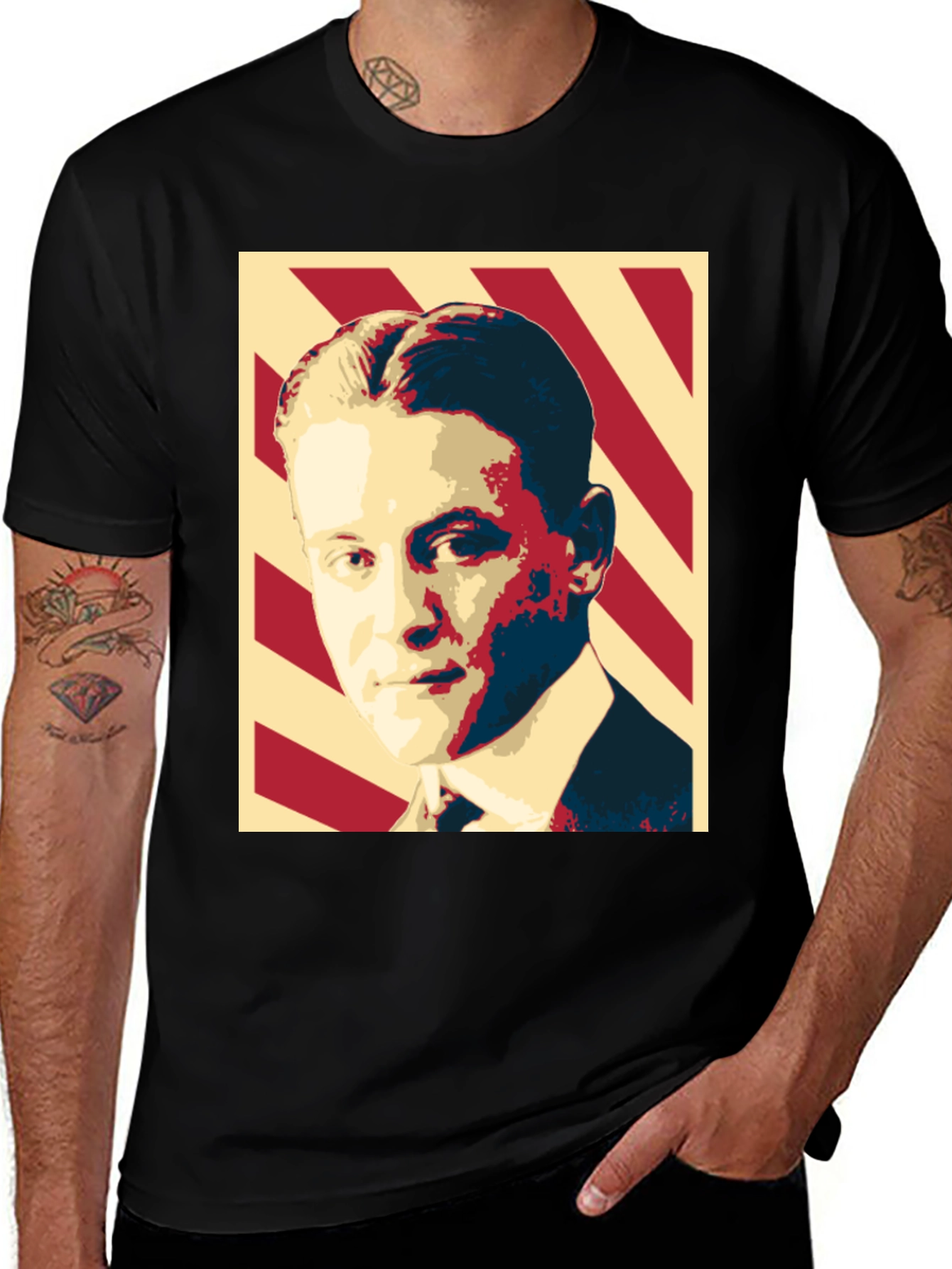 F. Scott Fitzgerald Graphic Tee - Vintage Style