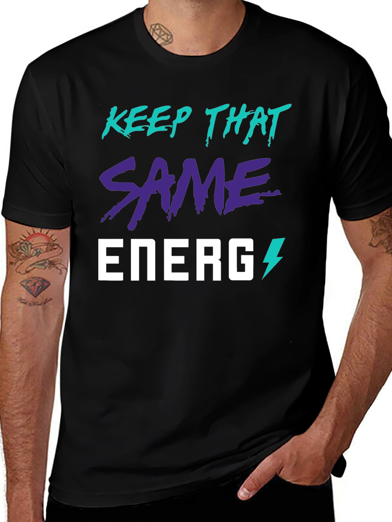 Variant 7 of Keep That Same Energy Graphic T-Shirt