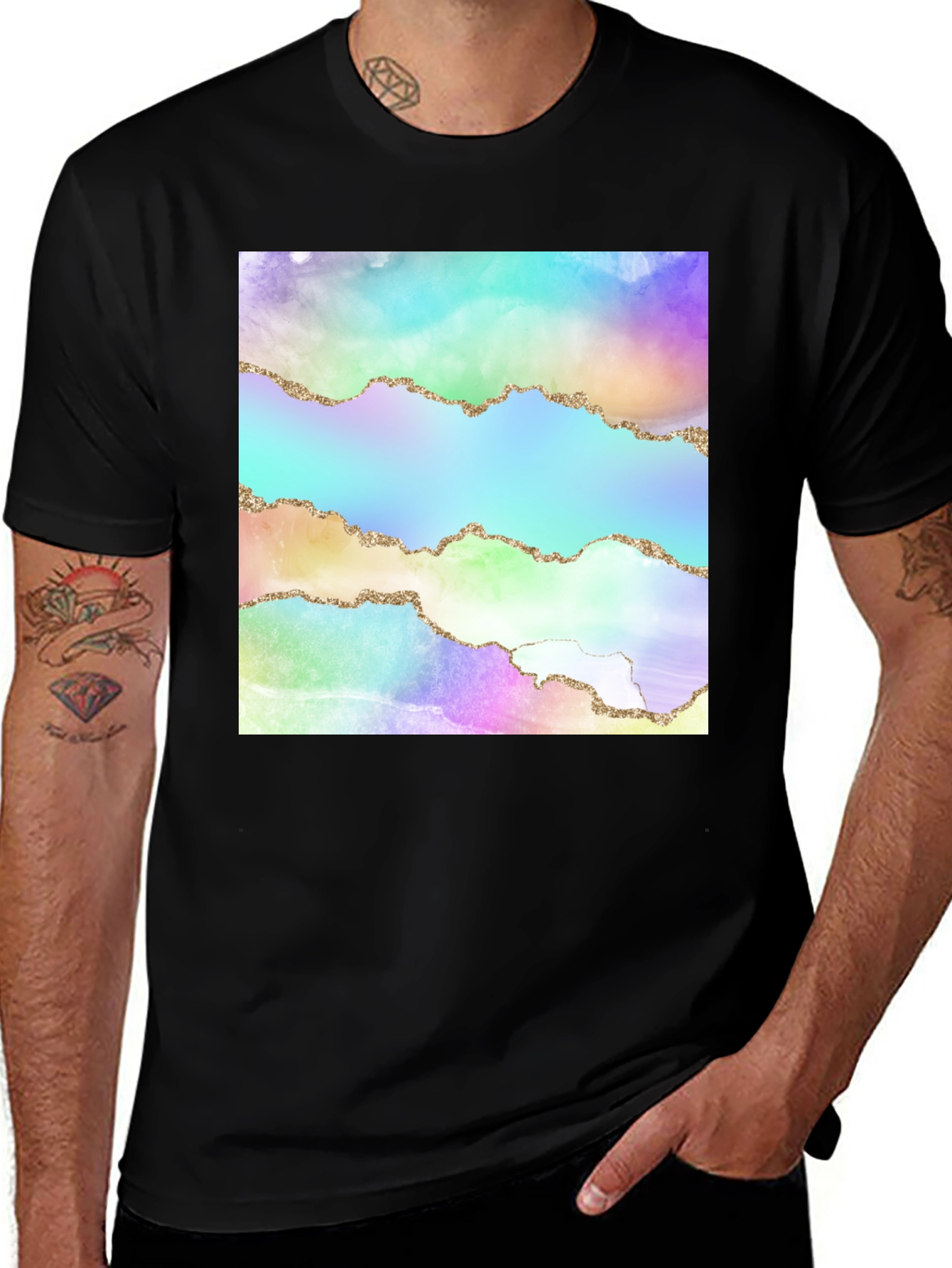 Variant 13 of Pastel Marble T-Shirt