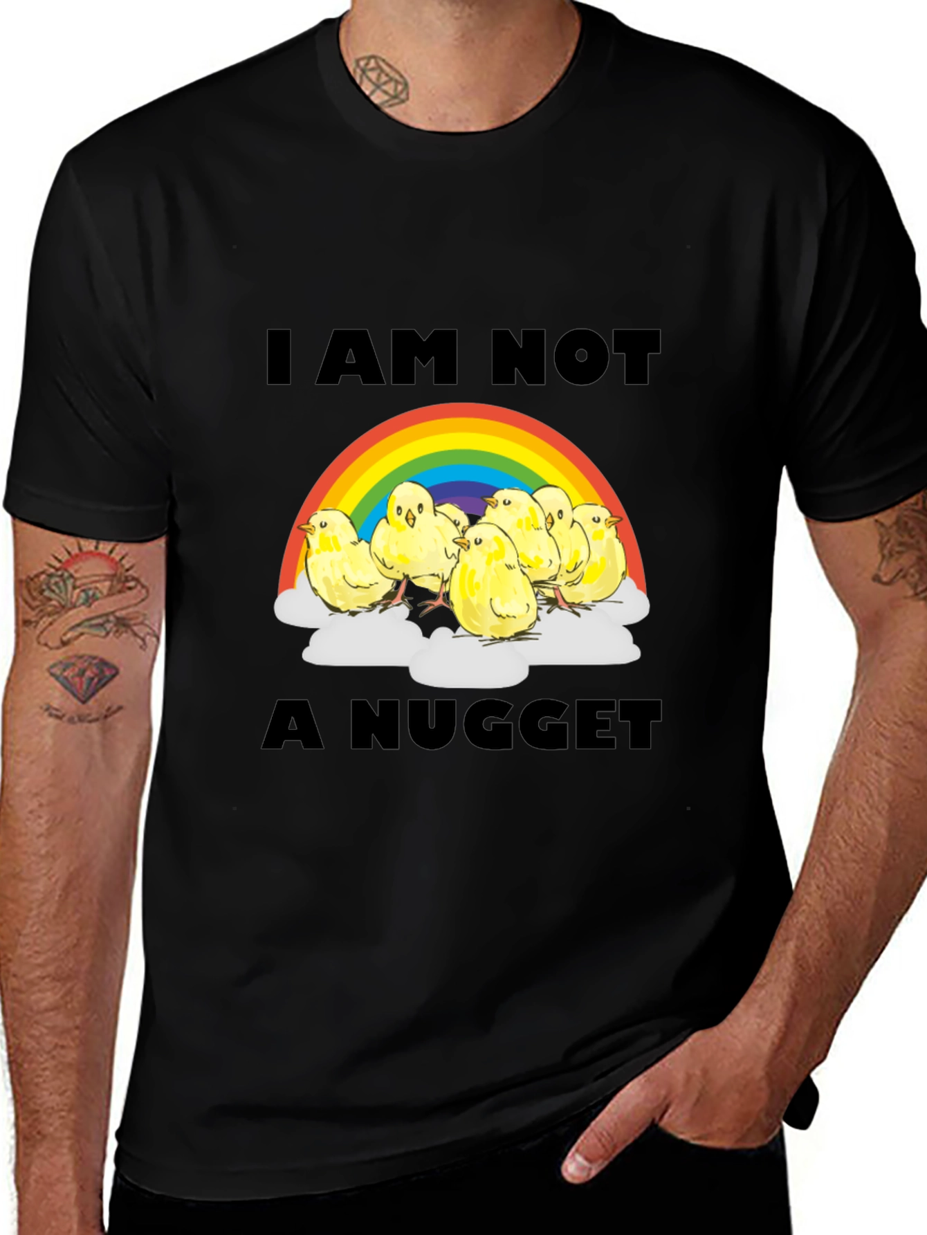 Variant 11 of I Am Not a Nugget T-Shirt
