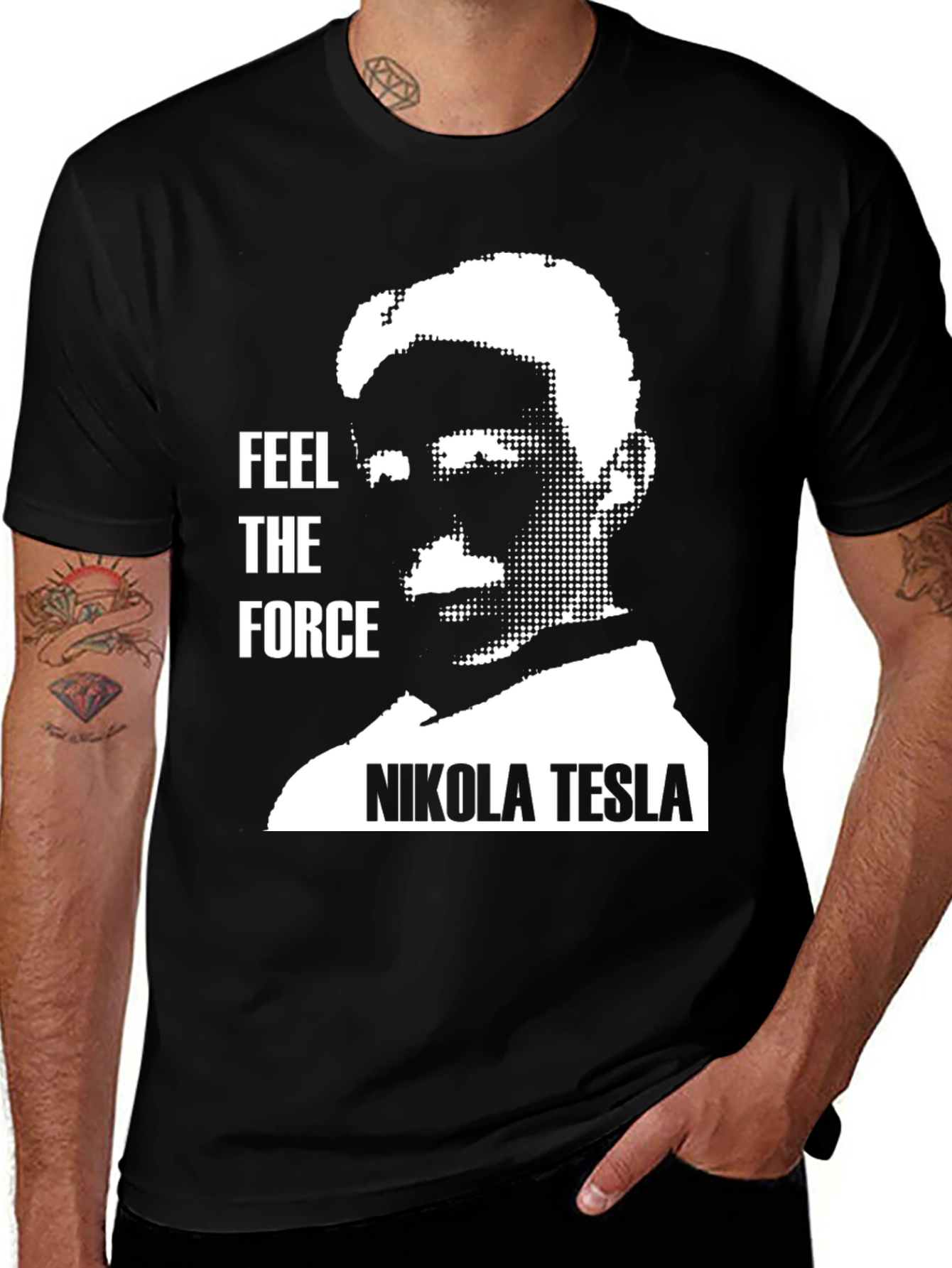 Variant 27 of Tesla Force Black T-Shirt