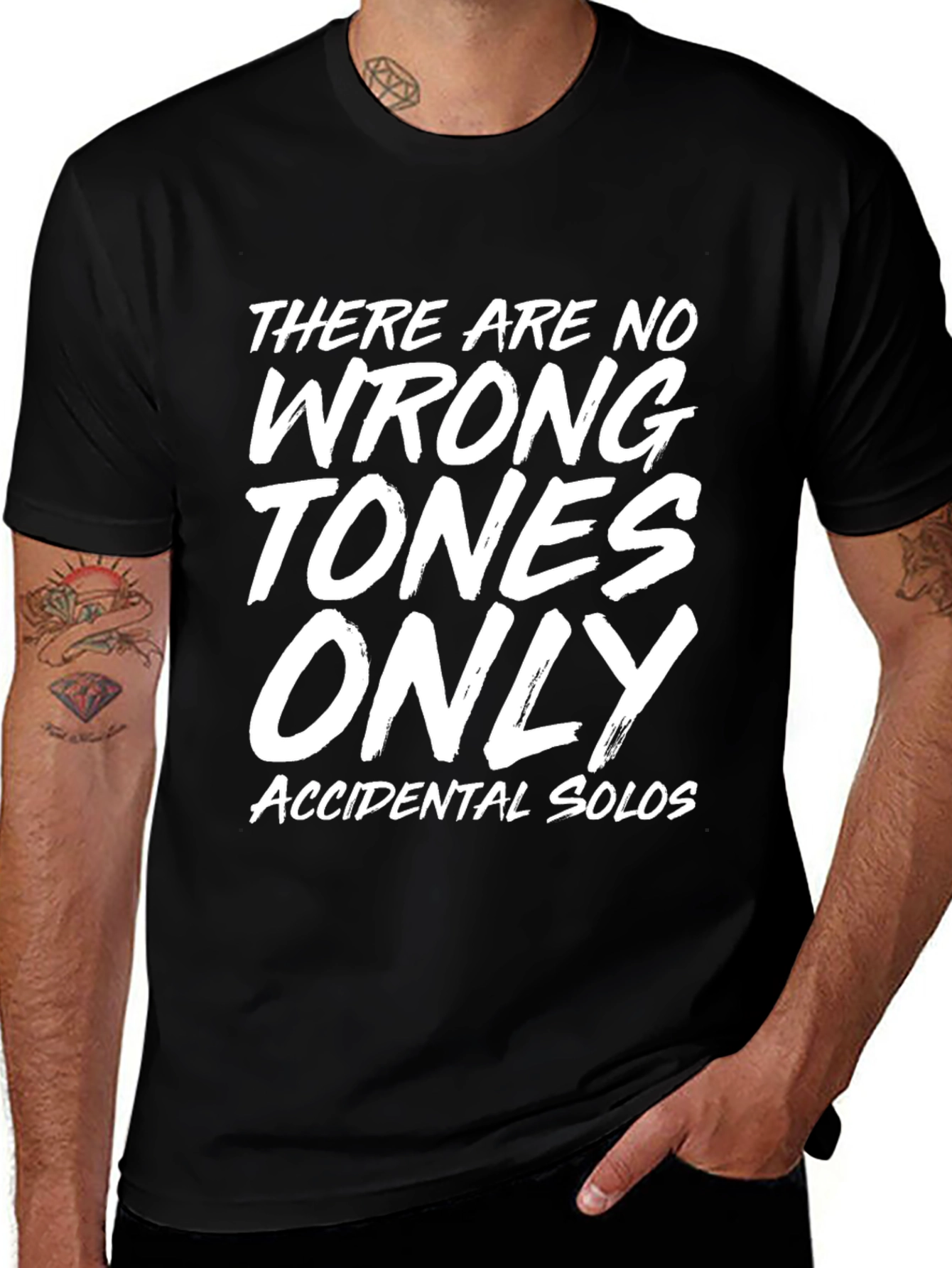 Variant 23 of Funny Music T-Shirt - "Accidental Solos" Graphic Tee
