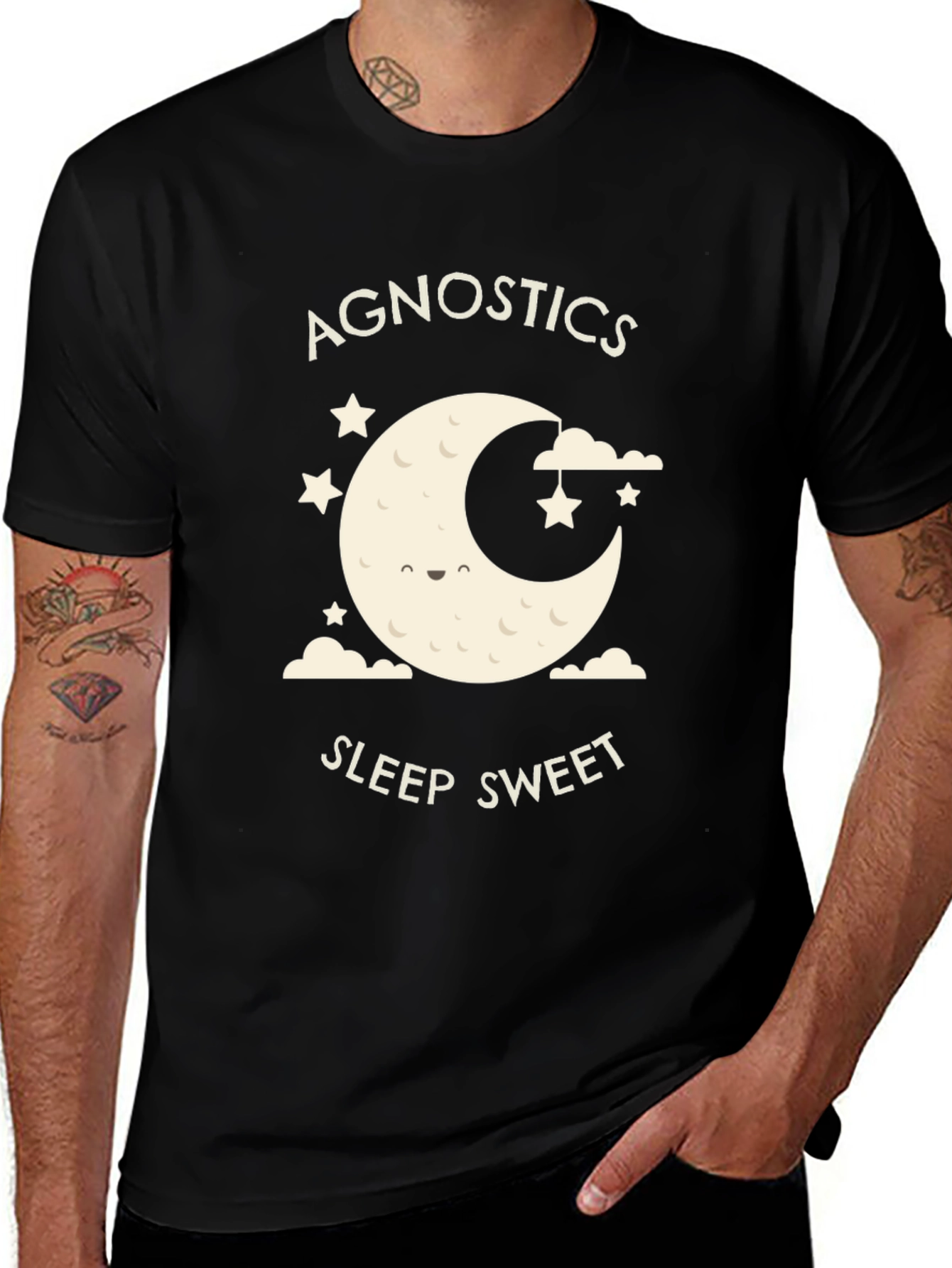 Variant 20 of Agnostics Sleep Sweet Black T-Shirt