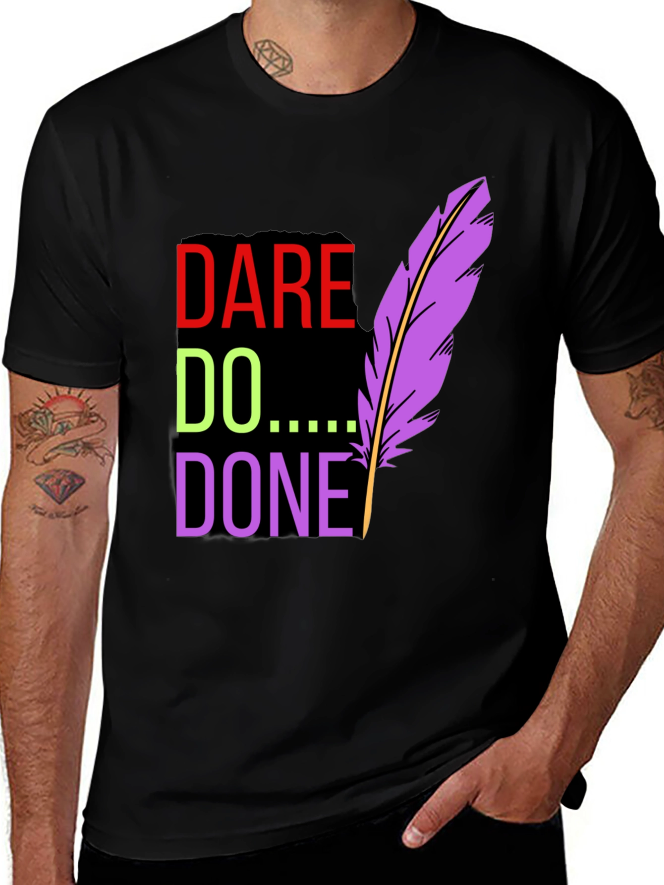 Variant 9 of Dare, Do, Done T-Shirt