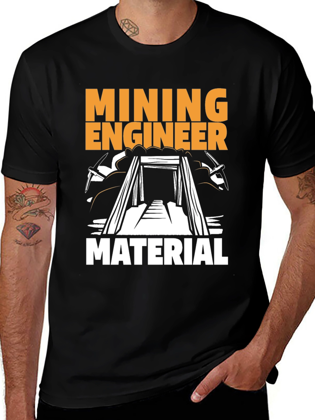 Variant 11 of Mining Engineer Material T-Shirt