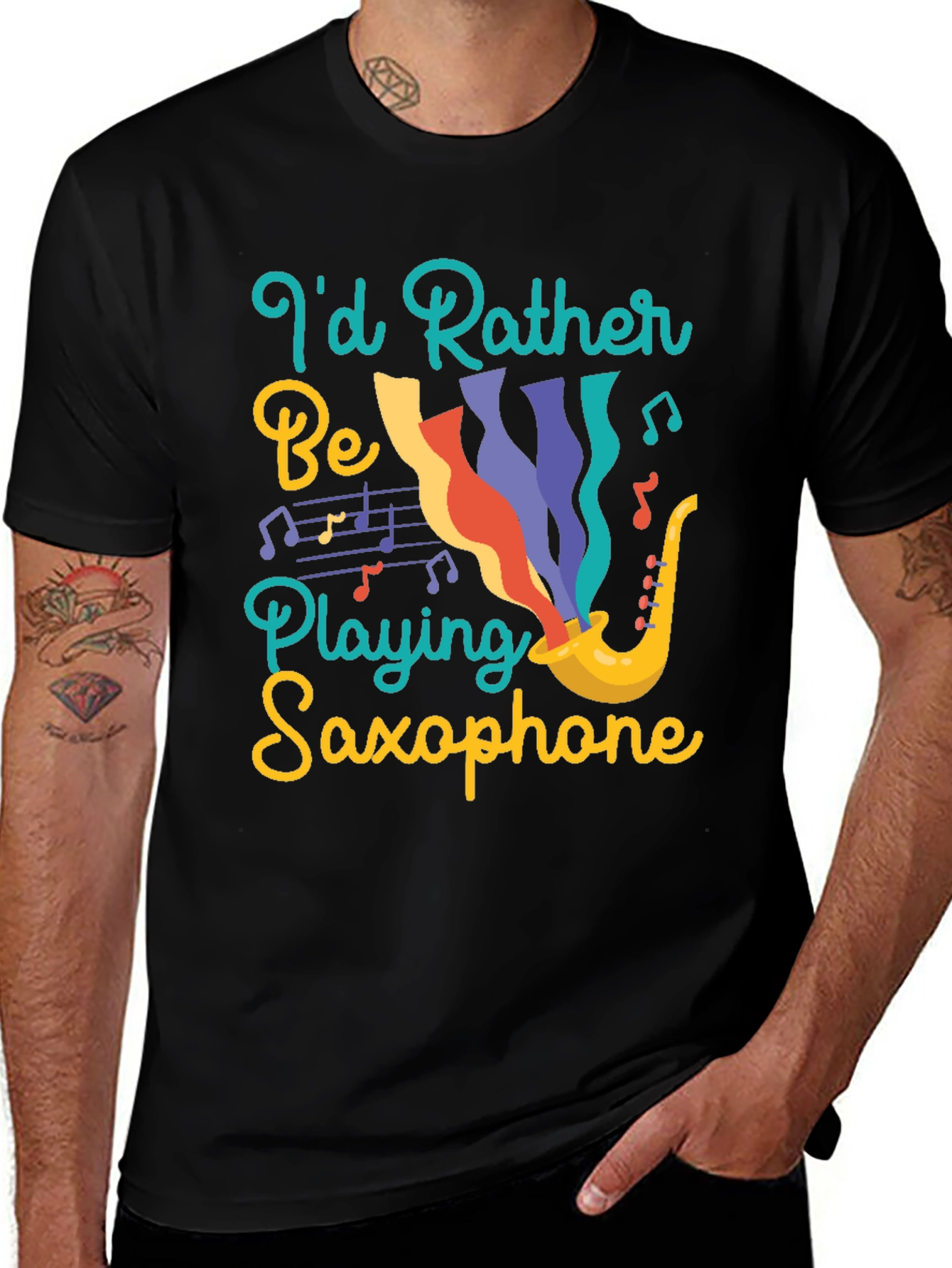 Variant 16 of Saxophone Music Lover Graphic T-Shirt