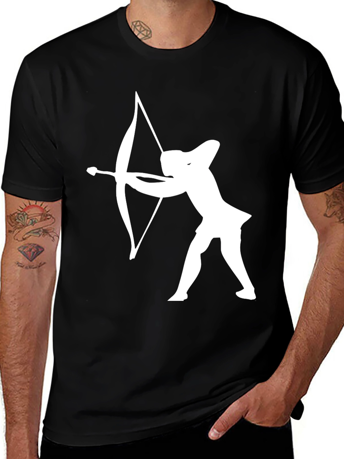 Variant 14 of Archer Graphic Tee - Sagittarius Zodiac Shirt