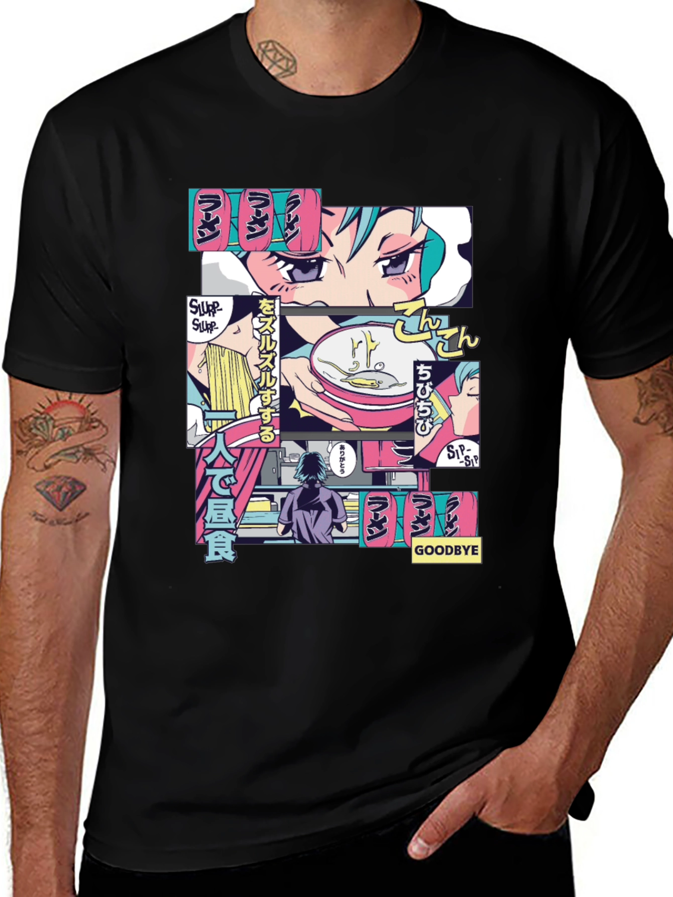 Anime Ramen T-Shirt - Slurp It Up!