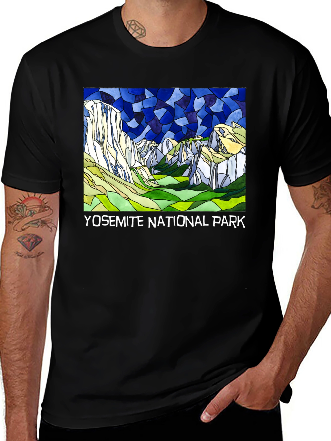 Yosemite National Park T-Shirt - Unique Artistic Design