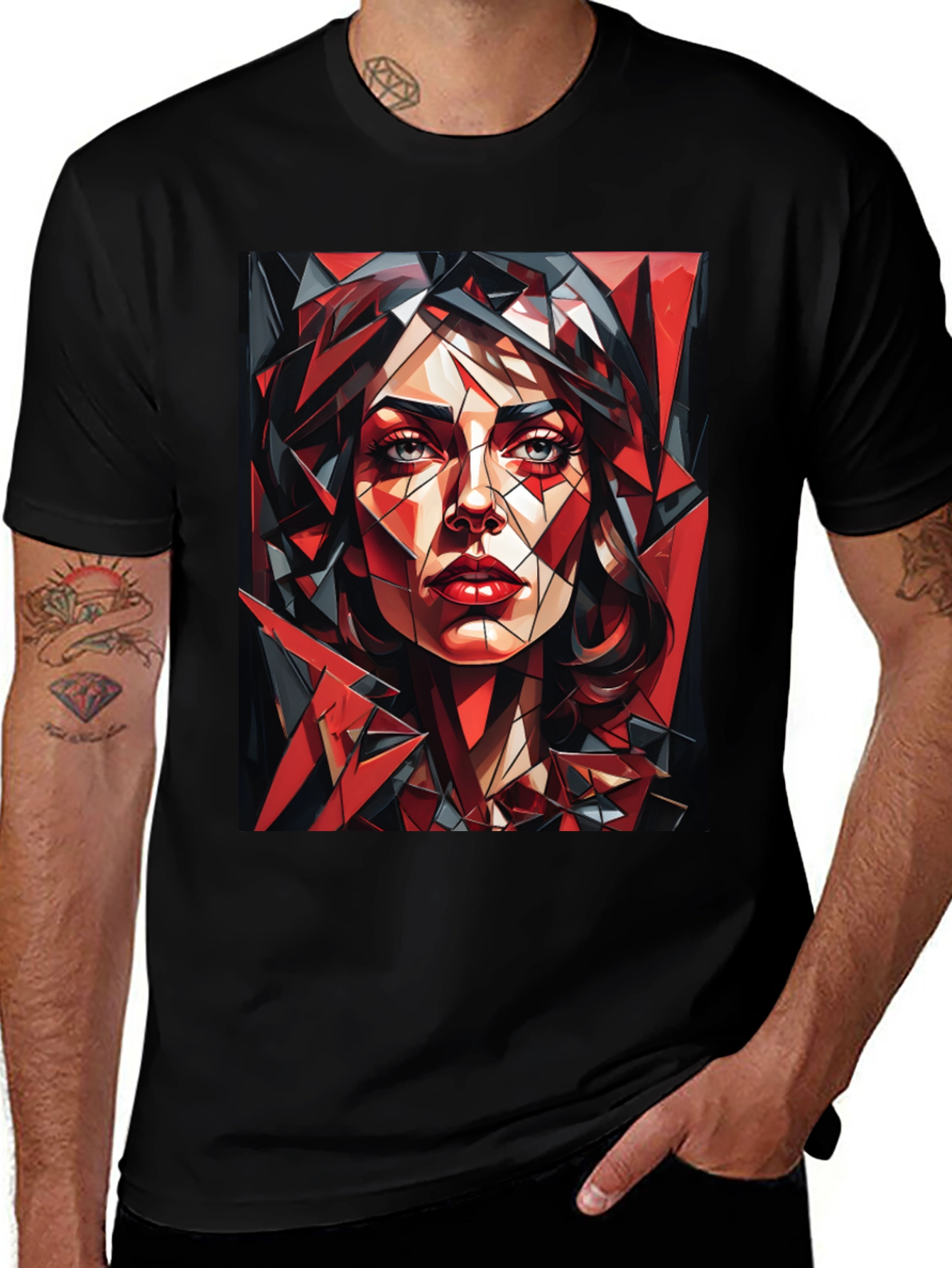 Variant 18 of Geometric Woman Graphic T-Shirt