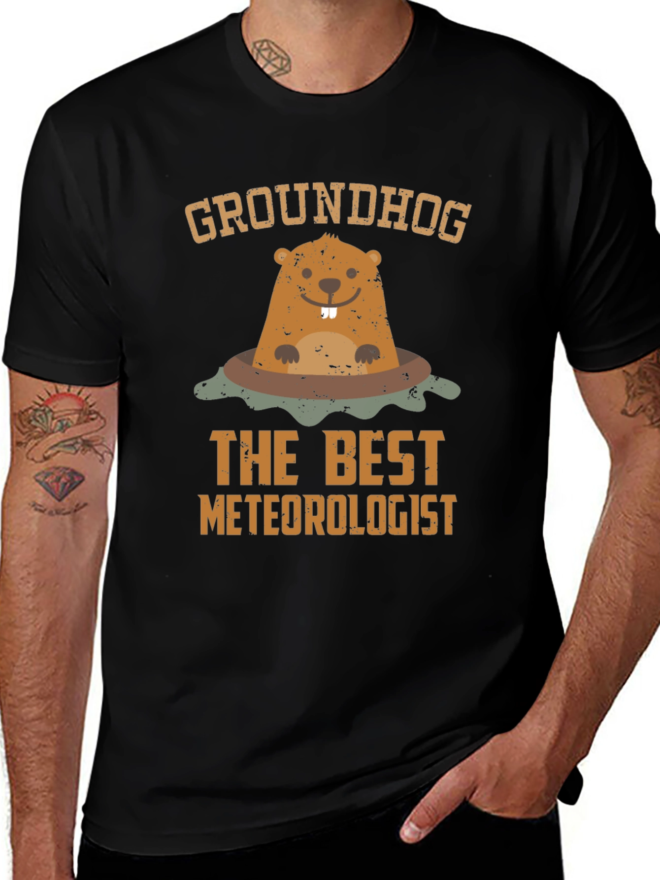 Groundhog Day T-Shirt - Best Meteorologist Funny Tee