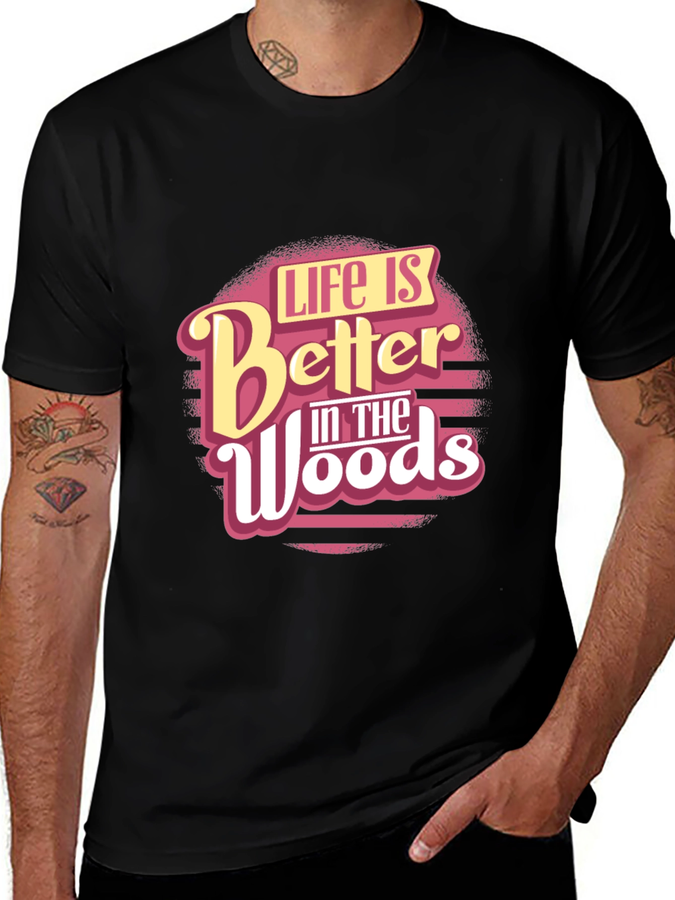 Variant 5 of Life is Better in the Woods Graphic Tee