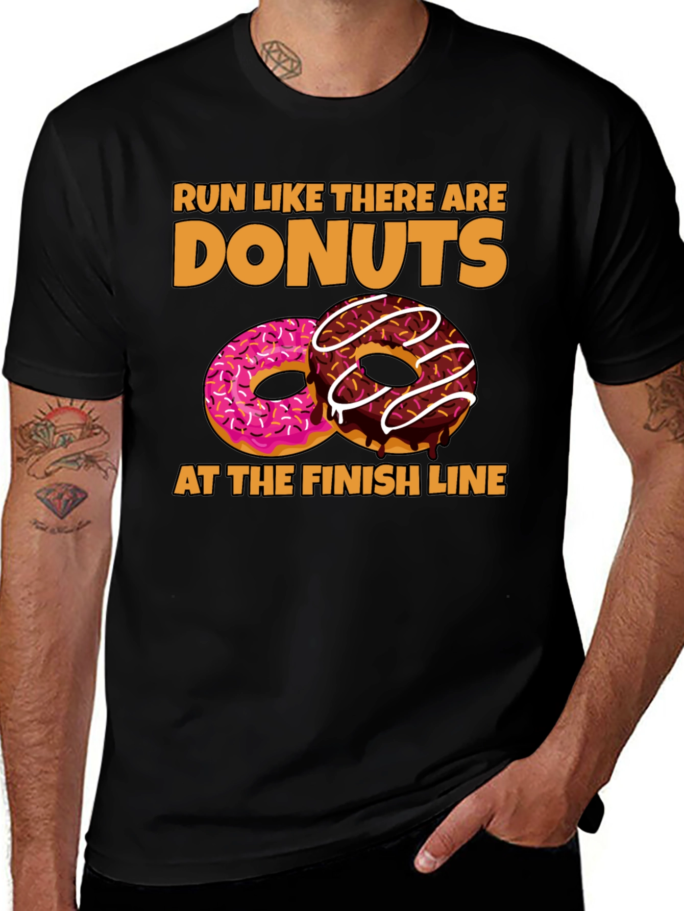 Variant 22 of Run for Donuts T-Shirt