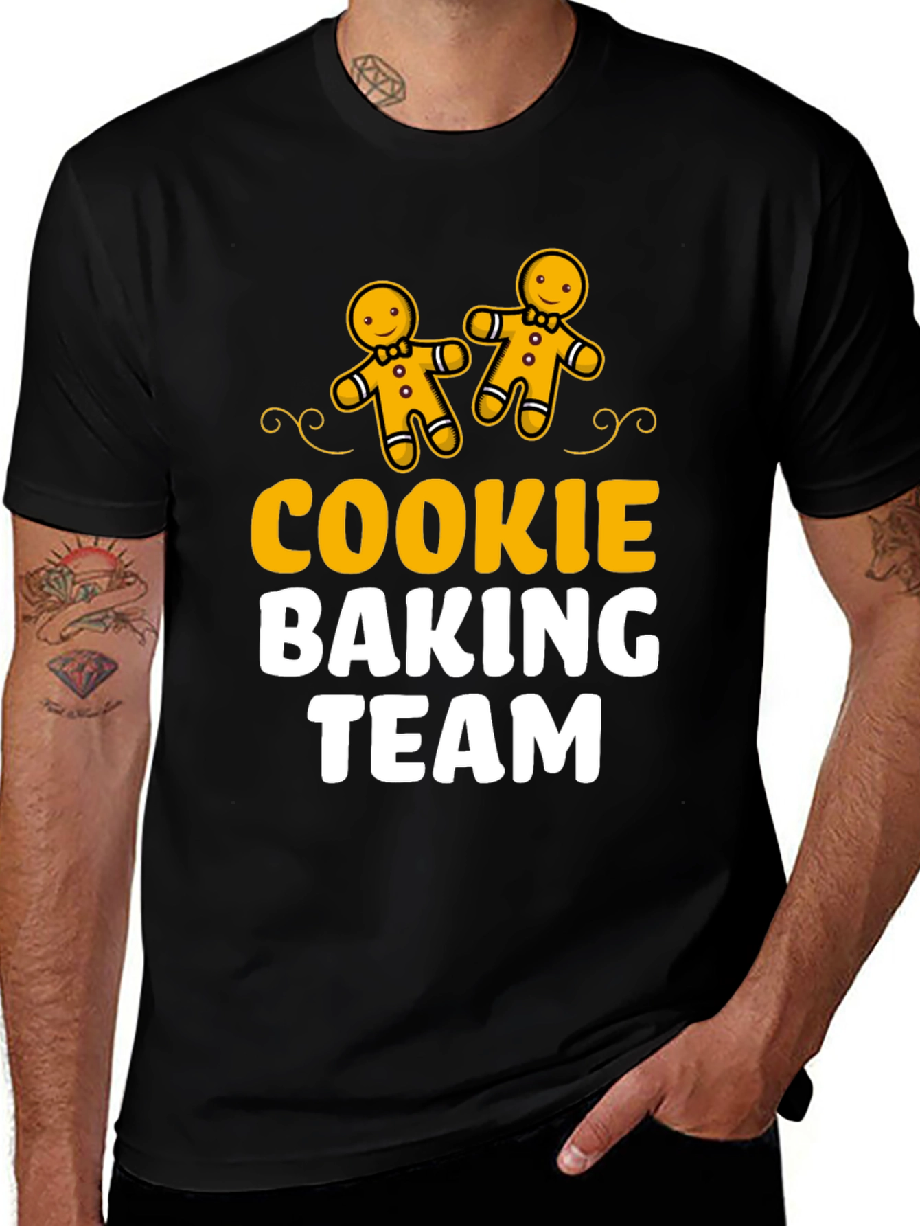 Variant 7 of Cookie Baking Team Crewneck Graphic Tee
